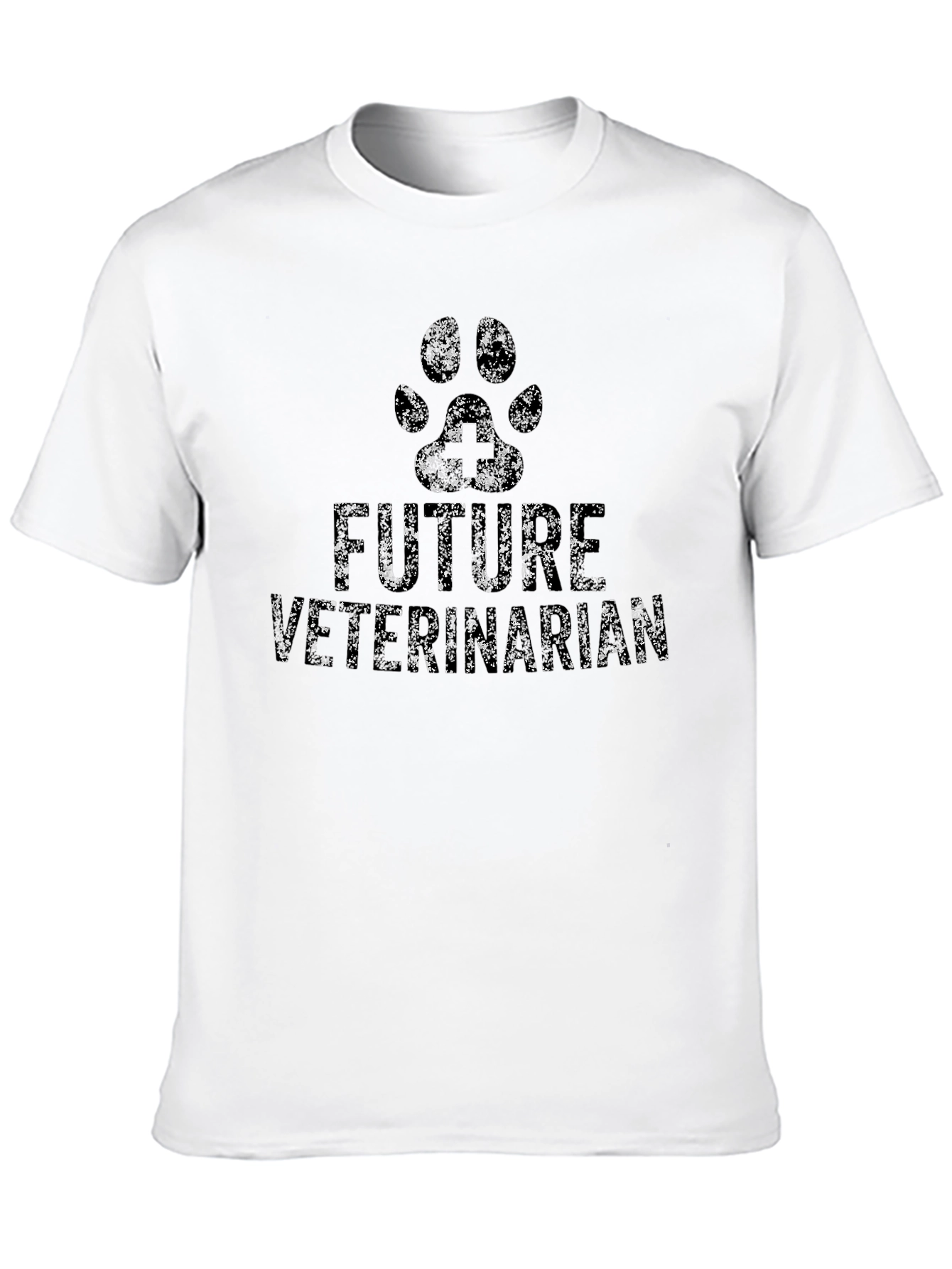 Future Veterinarian T-Shirt - Paw Print Design