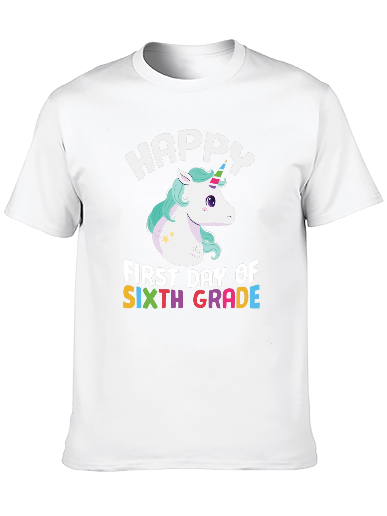 Happy 6th Grade Unicorn T-Shirt