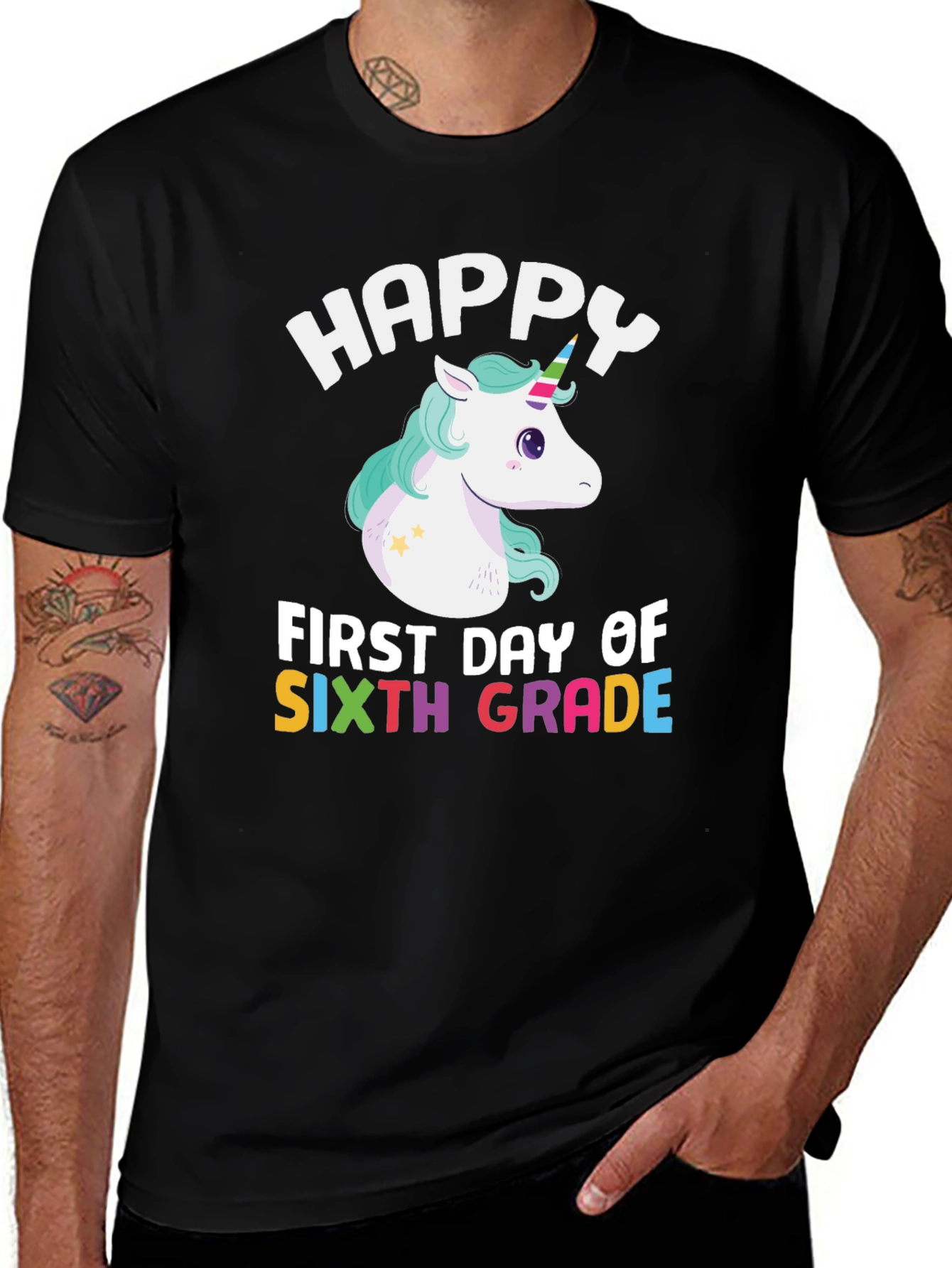 Happy 6th Grade Unicorn T-Shirt