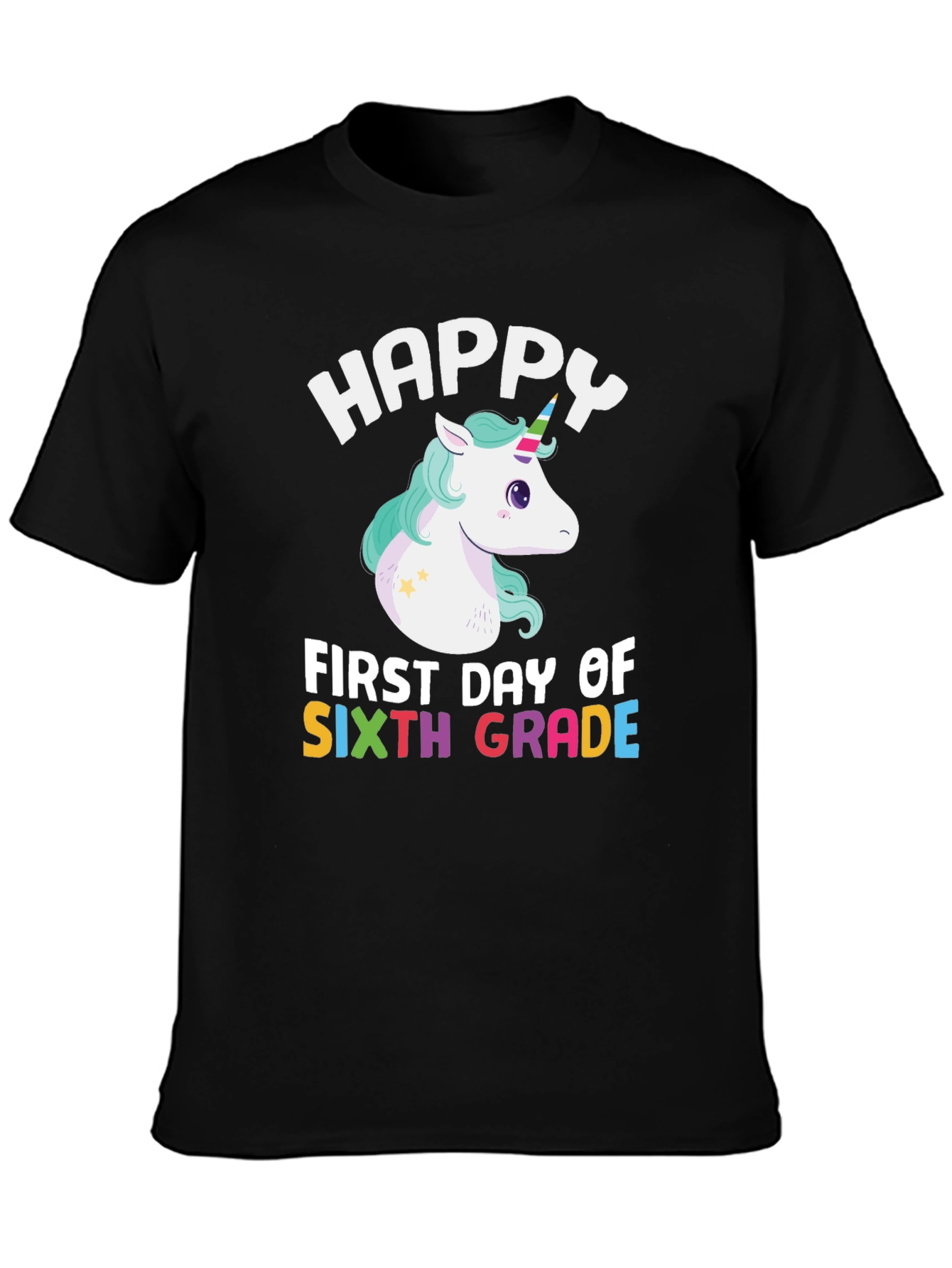 Happy 6th Grade Unicorn T-Shirt