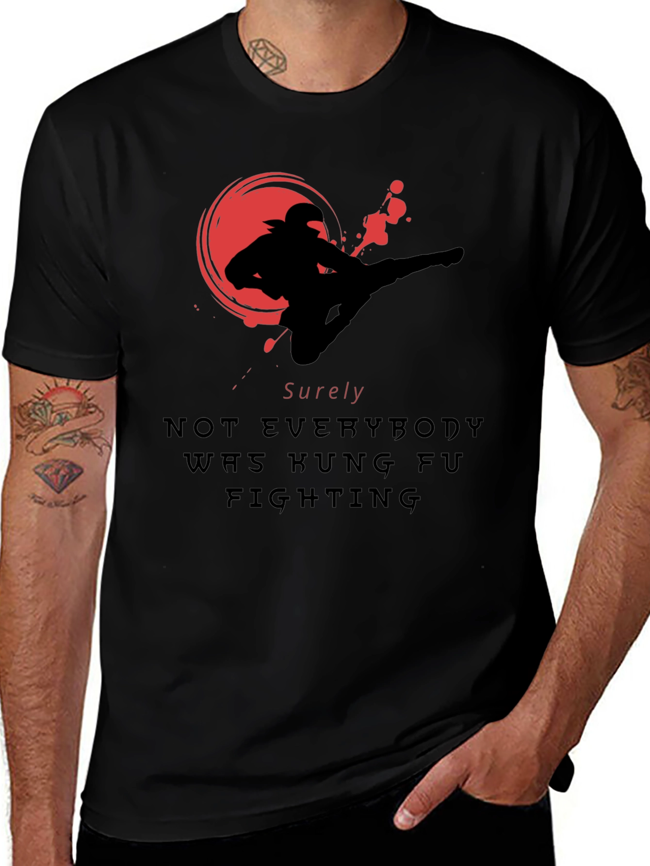 Kung Fu Fighting Graphic T-Shirt