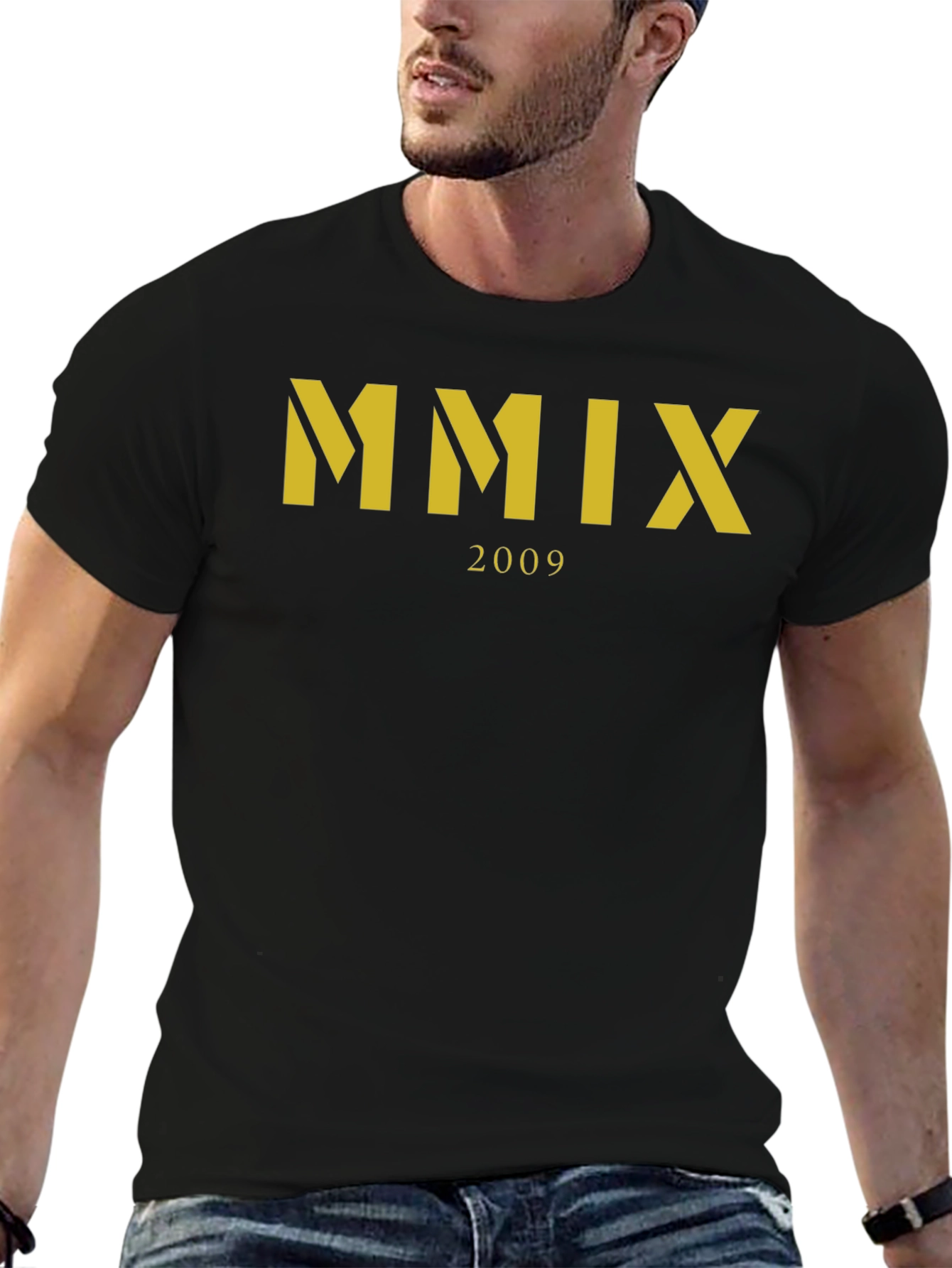 MMIX 2009 Graphic Tee - Stylish Roman Numeral Design