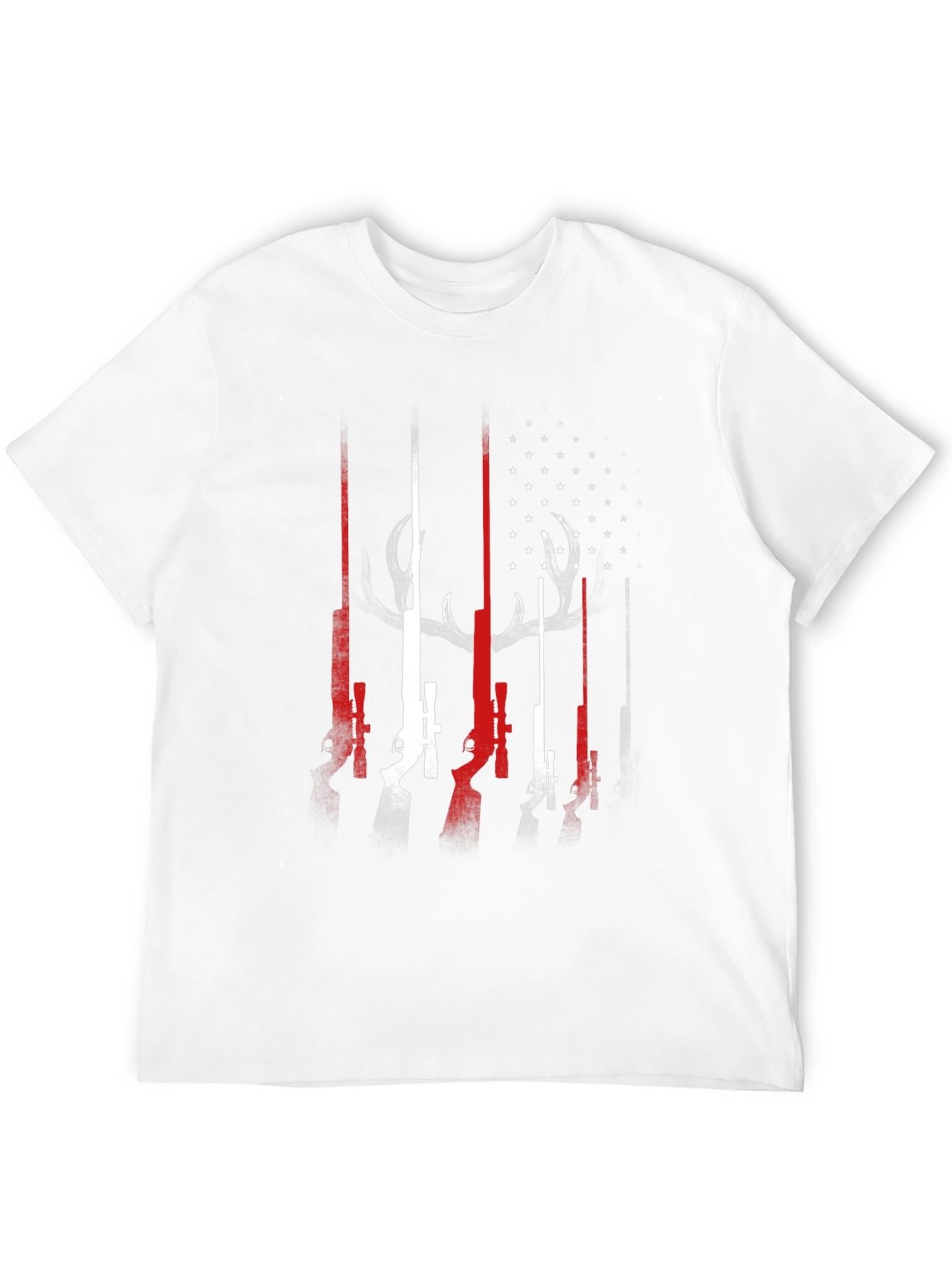 Hunting Flag Graphic Tee - Mens Black T-Shirt