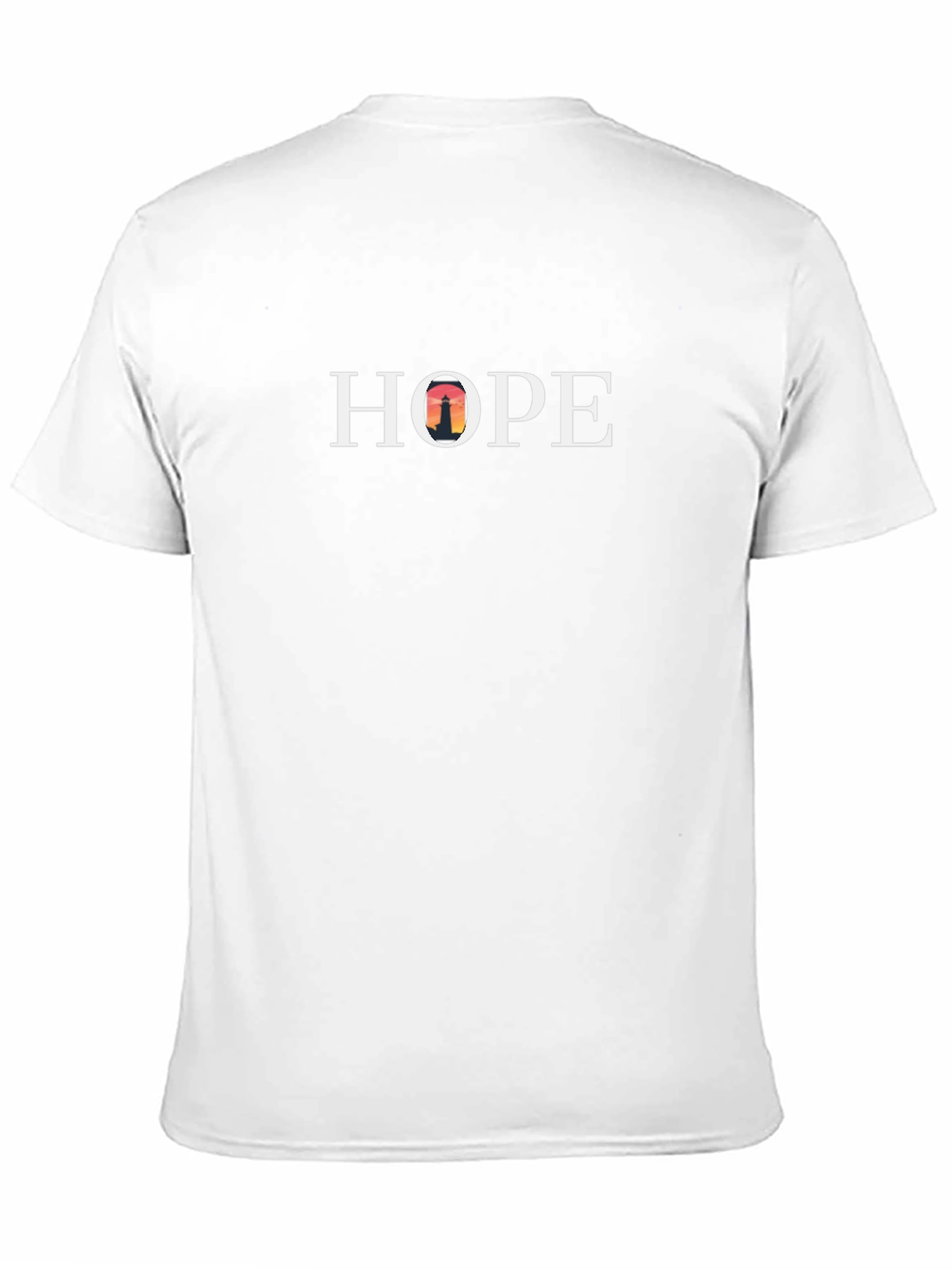Hope Lighthouse Graphic T-Shirt - Black
