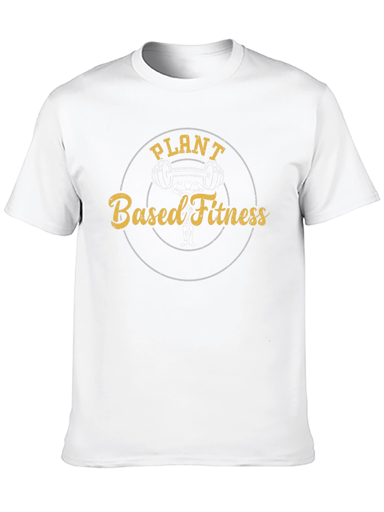 Plant Based Fitness T-Shirt Gym Workout Tee