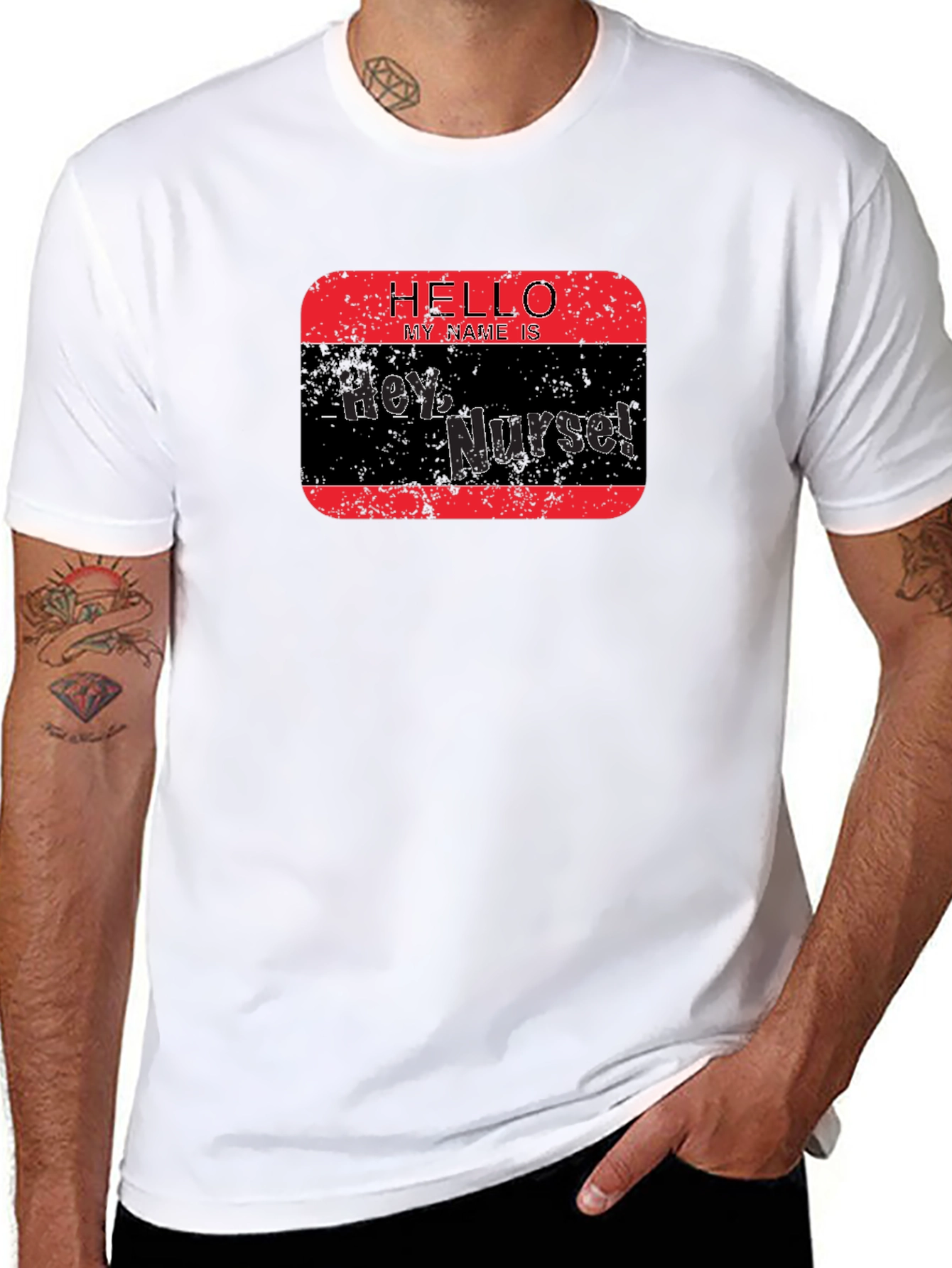 Hey Nurse! Novelty Graphic Tee