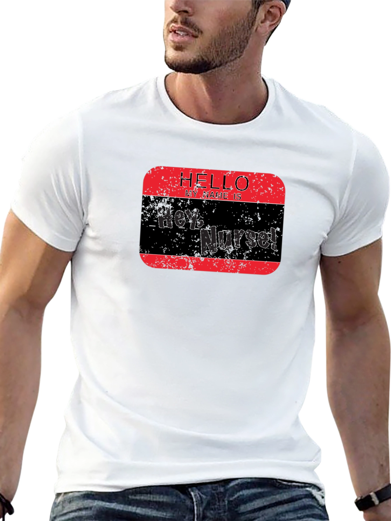 Hey Nurse! Novelty Graphic Tee