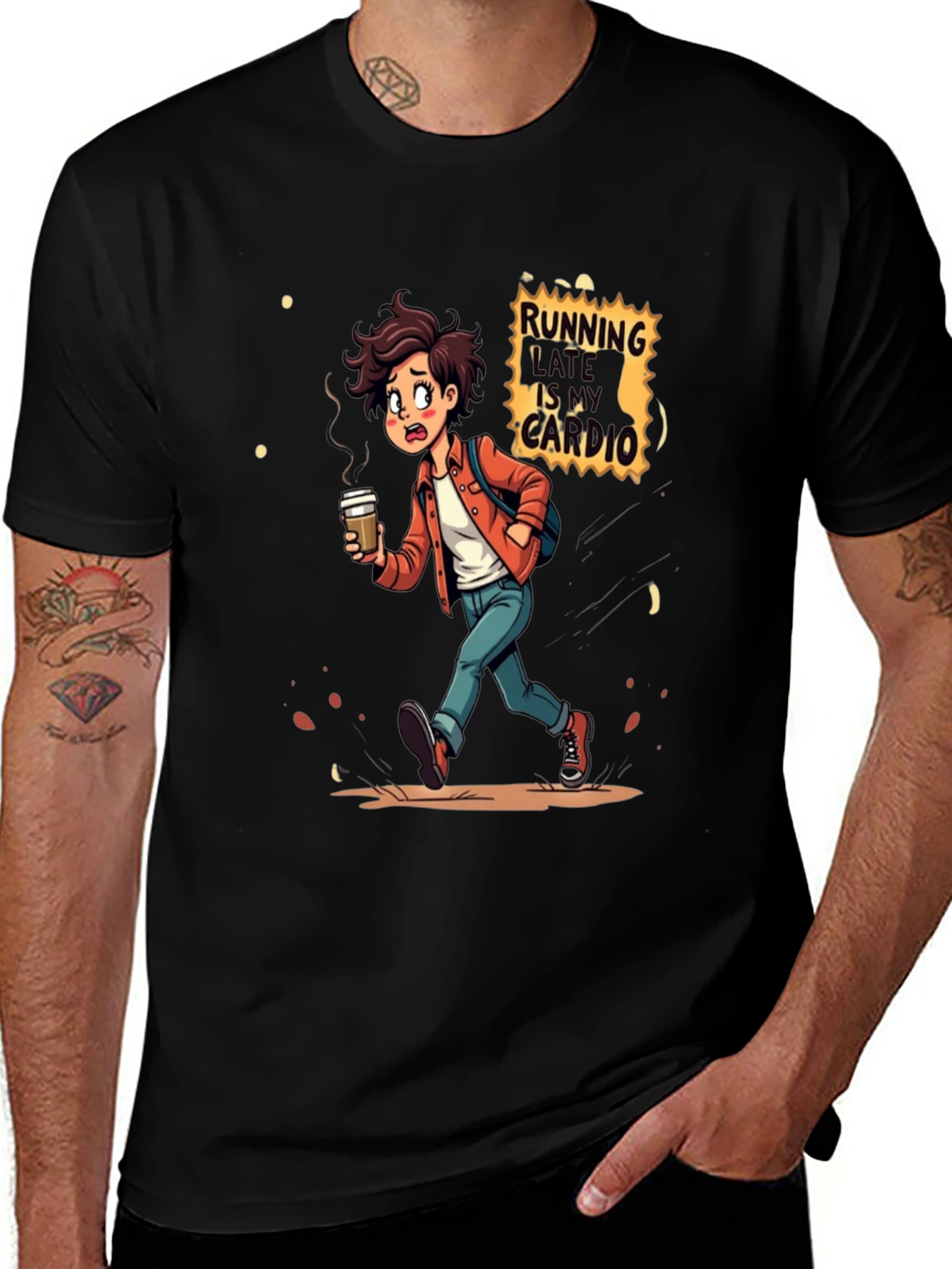 Running Late Is My Cardio T-Shirt