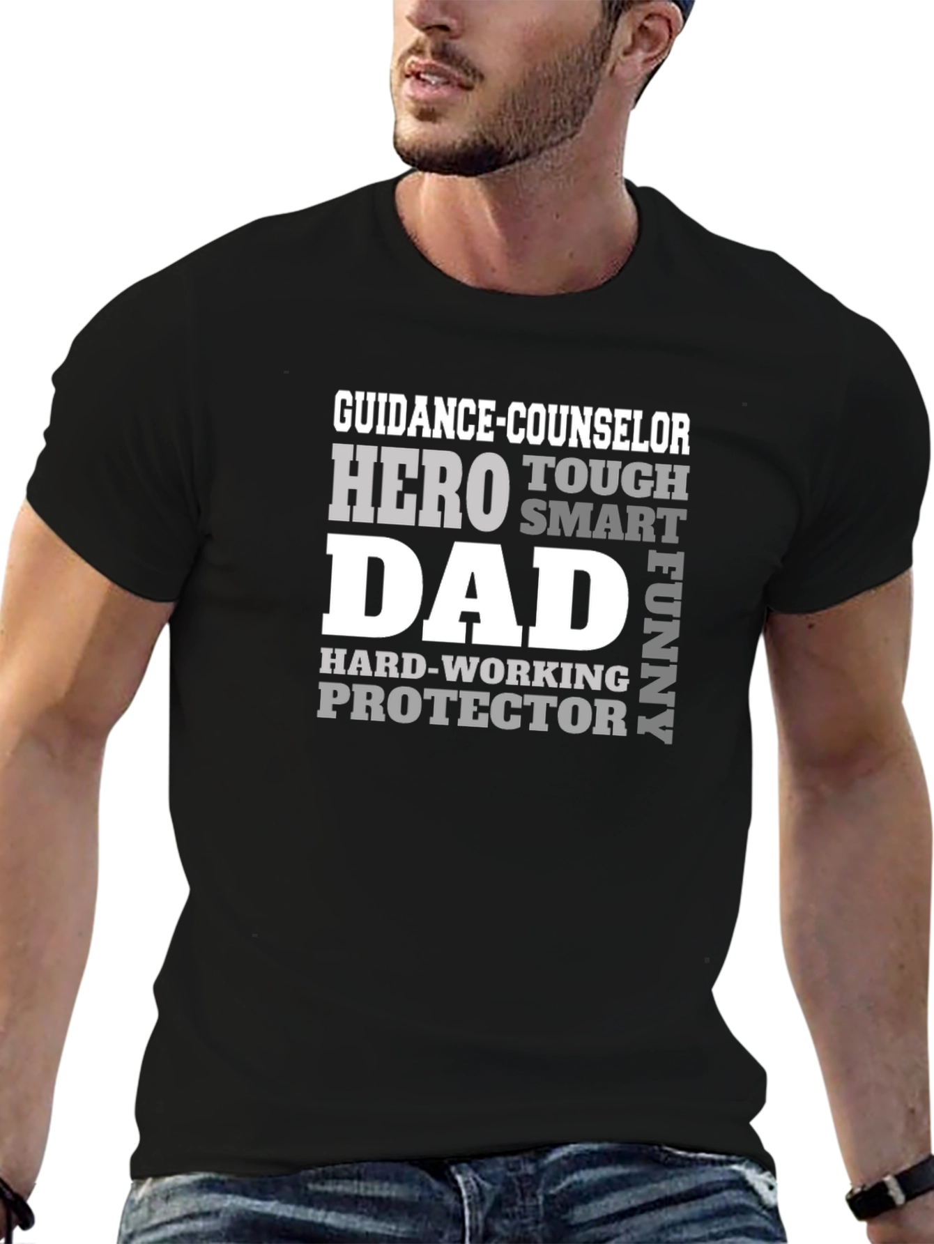 Guidance Counselor Dad Hero T-Shirt