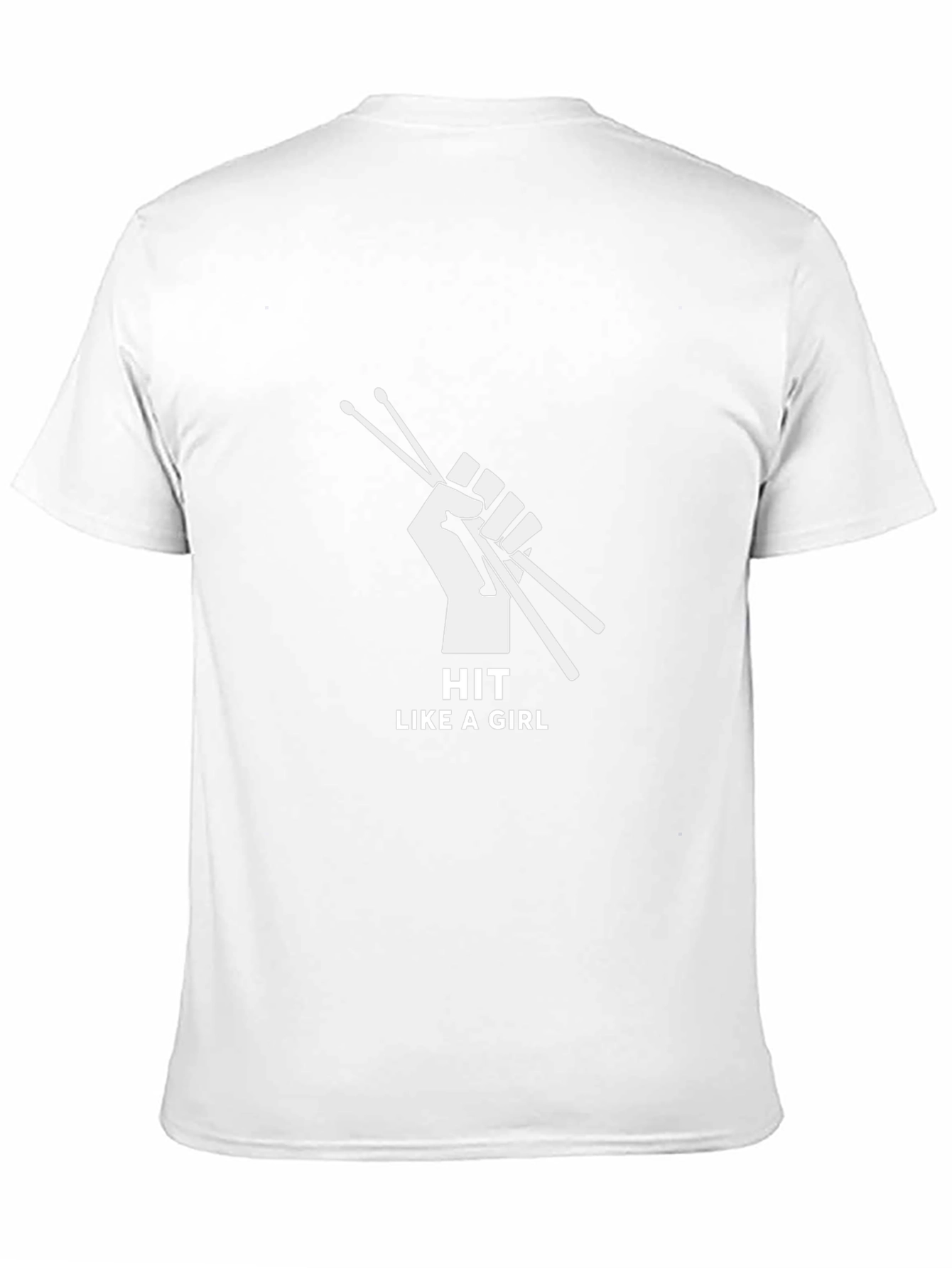 Hit Like A Girl Drummer T-Shirt