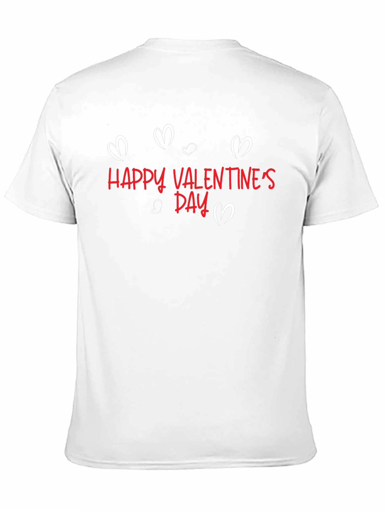 Happy Valentines Day Black T-Shirt