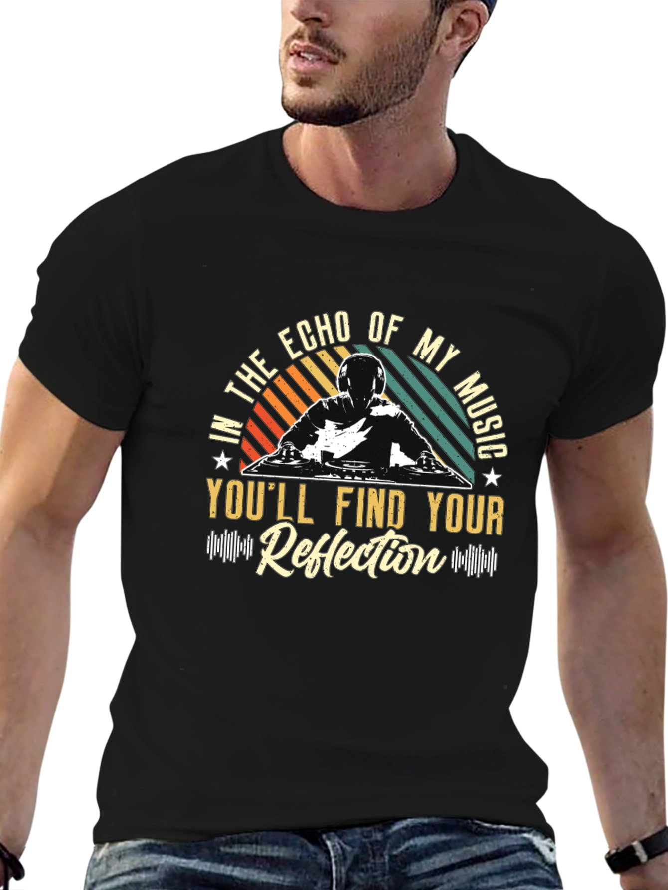 Echo of My Music DJ Graphic Tee