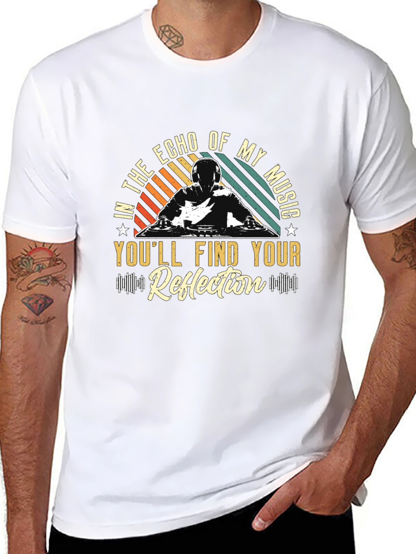Echo of My Music DJ Graphic Tee