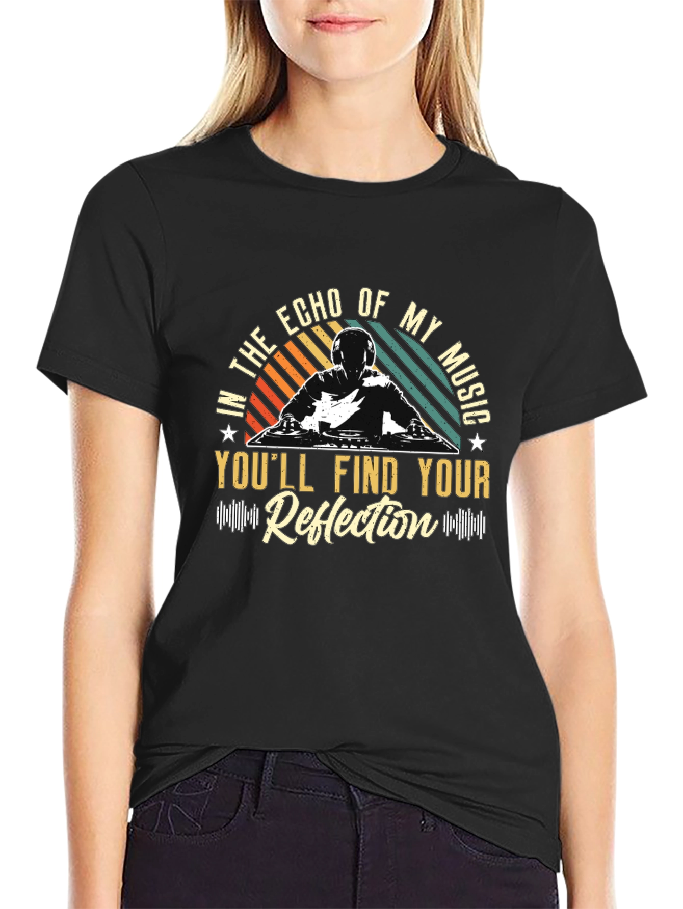Echo of My Music DJ Graphic Tee