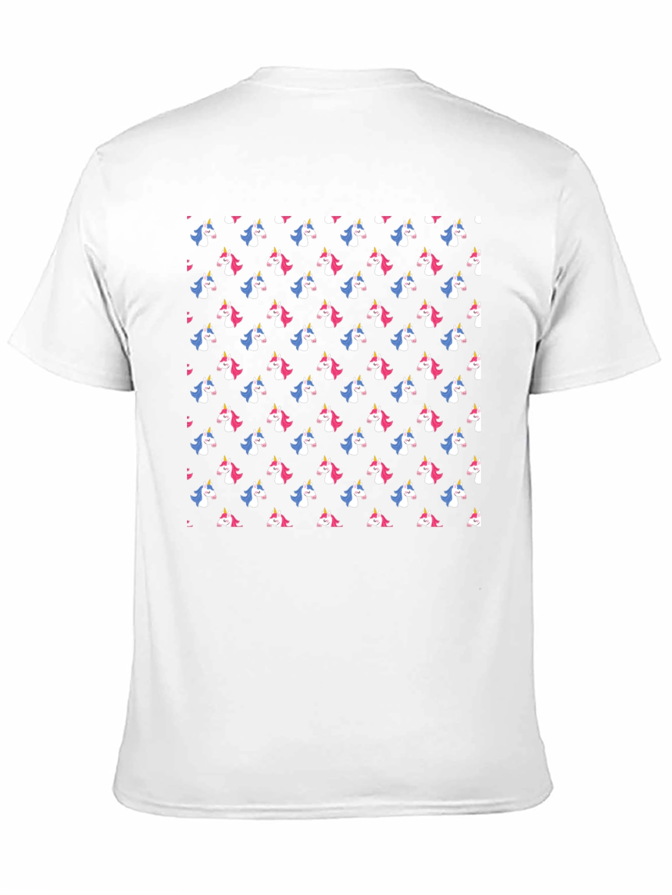 Unicorn Print Black T-Shirt