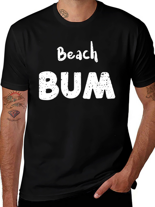 Beach Bum Graphic Tee - Relaxed Summer Style