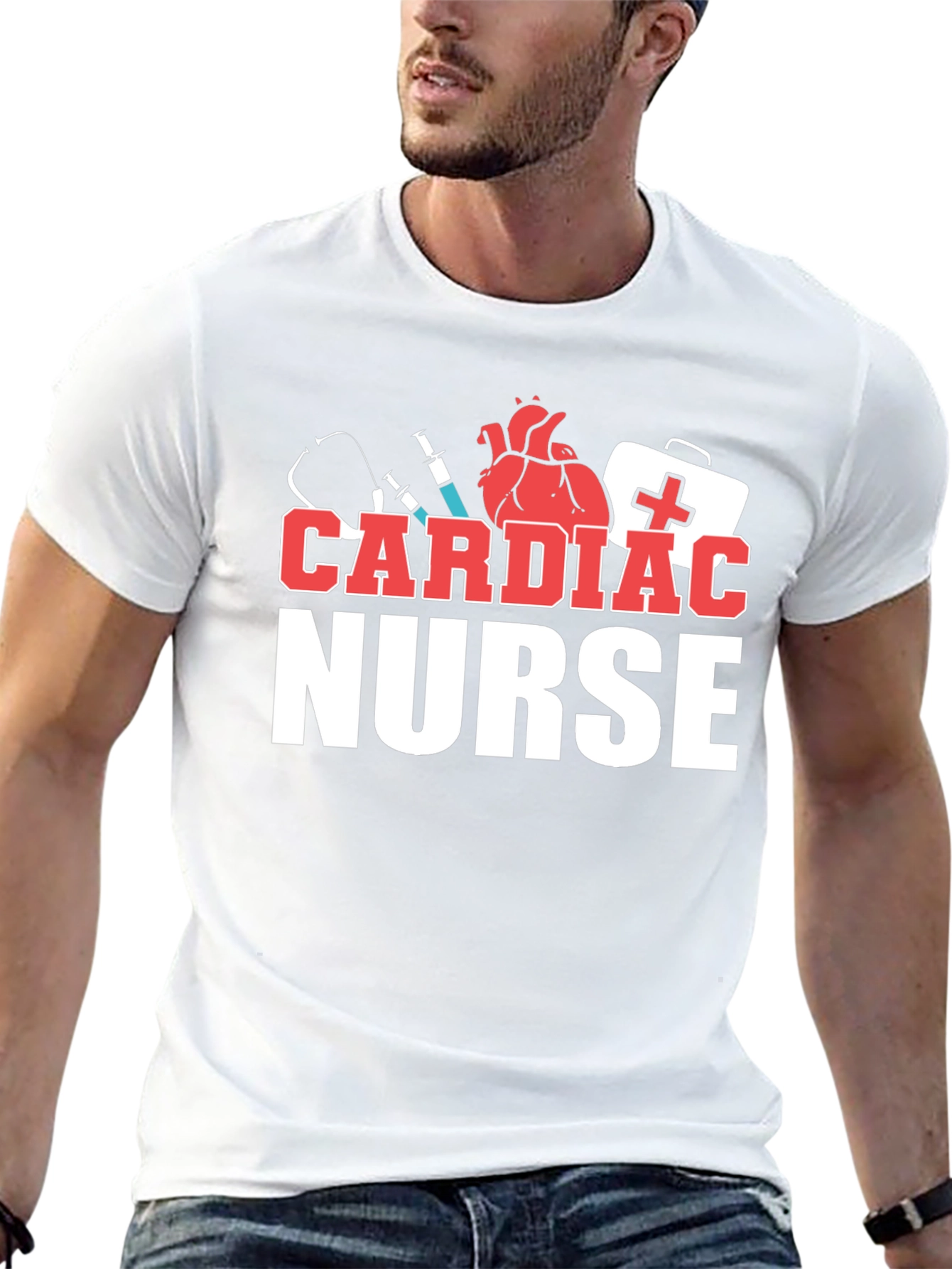 Cardiac Nurse T-Shirt - Medical Professional Apparel