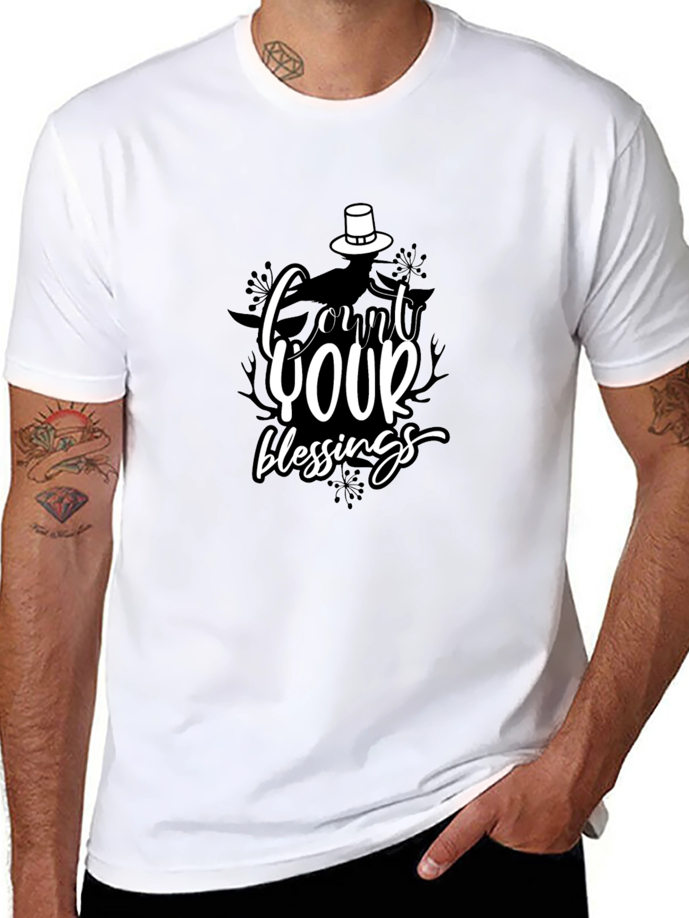 Count Your Blessings Thanksgiving T-Shirt