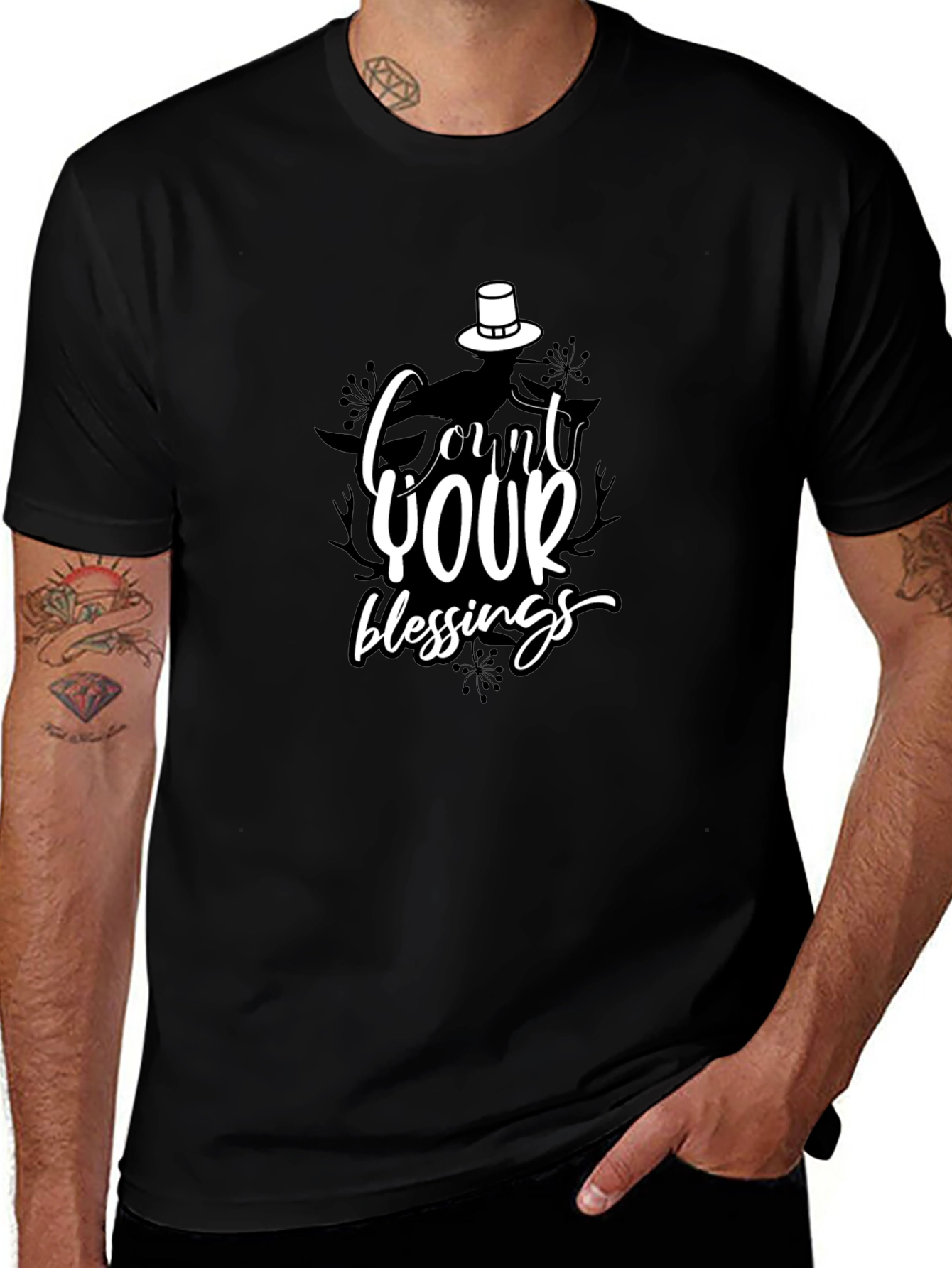 Count Your Blessings Thanksgiving T-Shirt