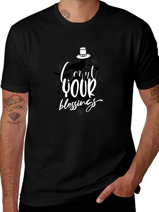 Count Your Blessings Thanksgiving T-Shirt