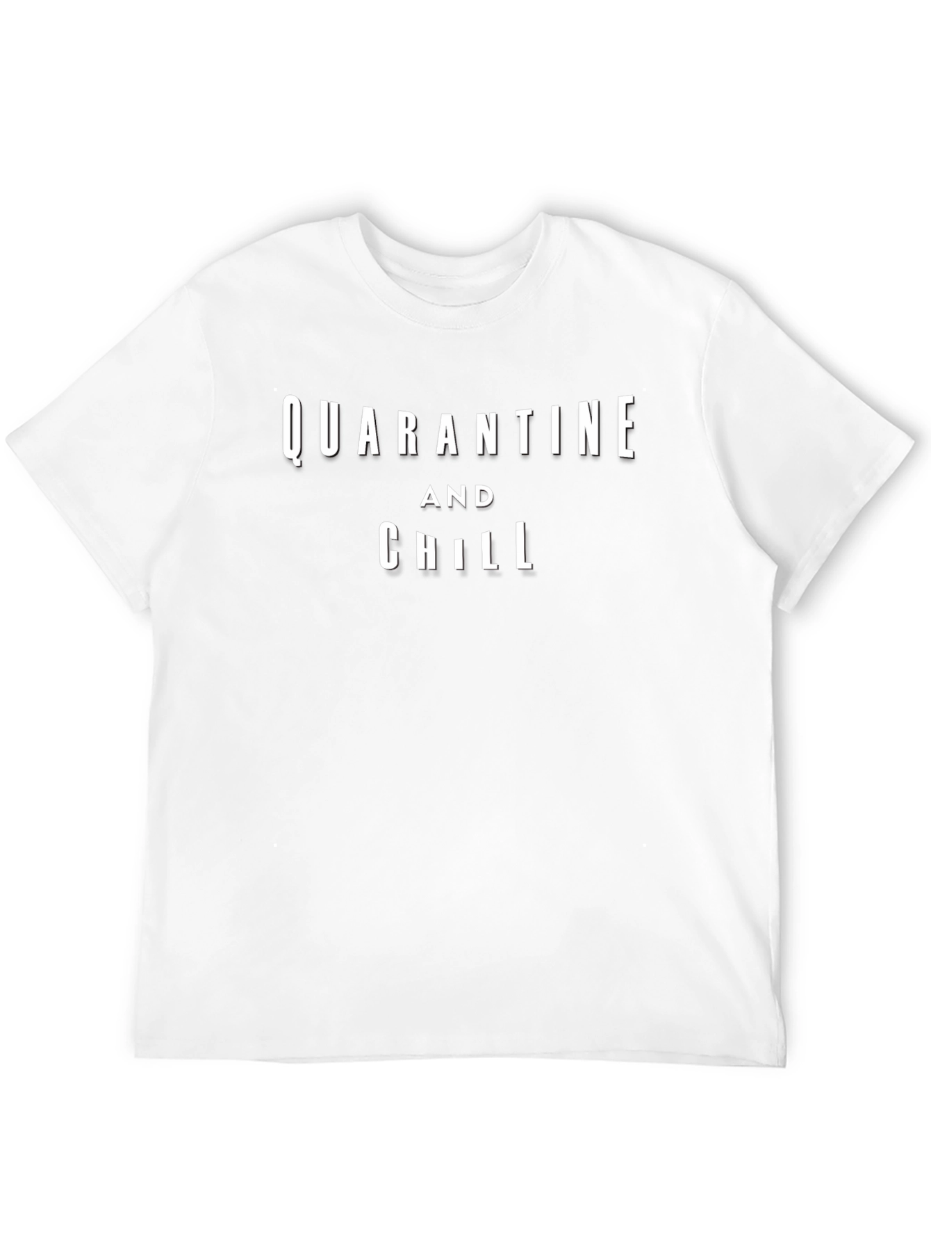 Quarantine and Chill Graphic Tee - Black