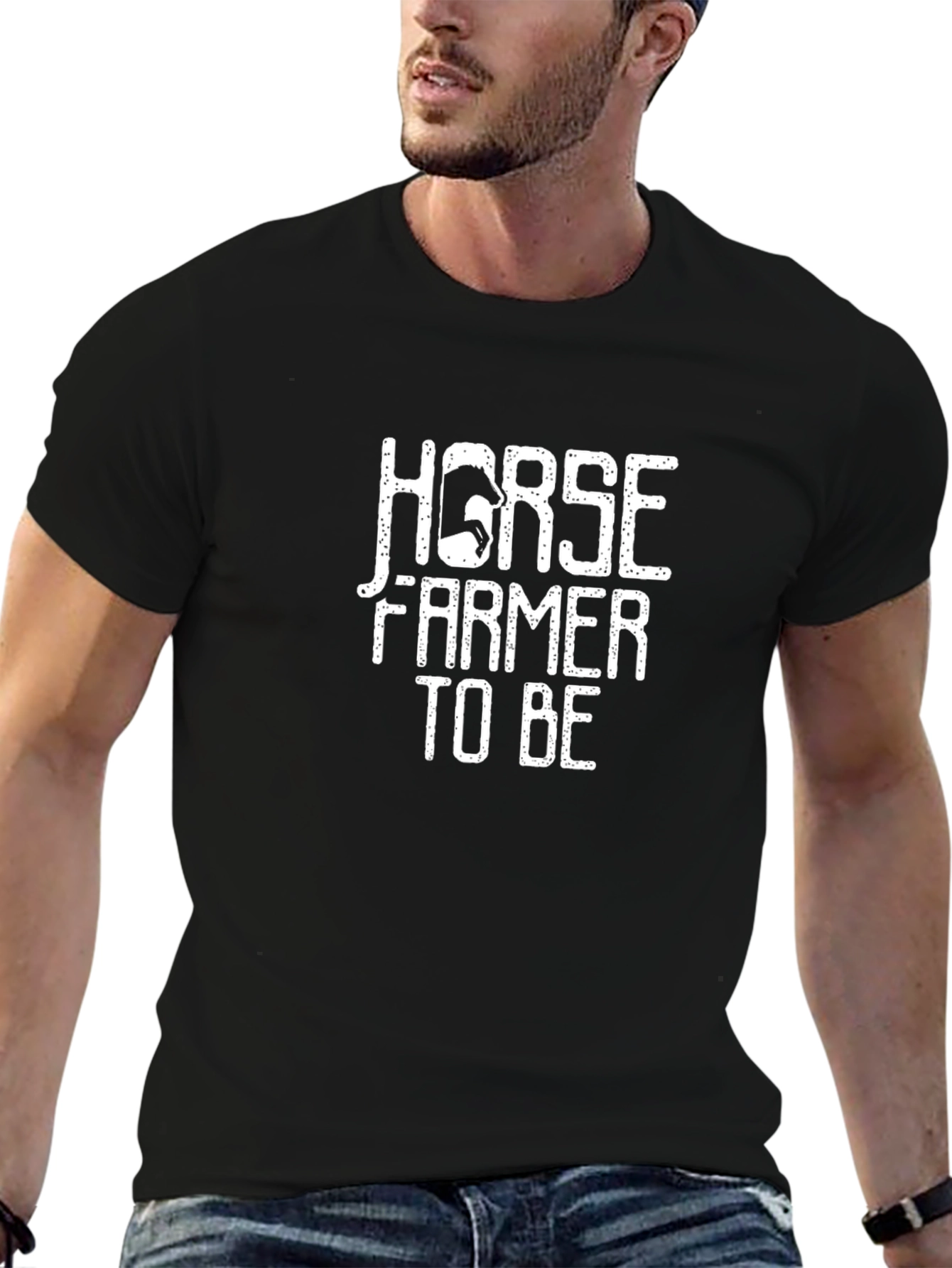 Horse Farmer To Be Graphic Tee