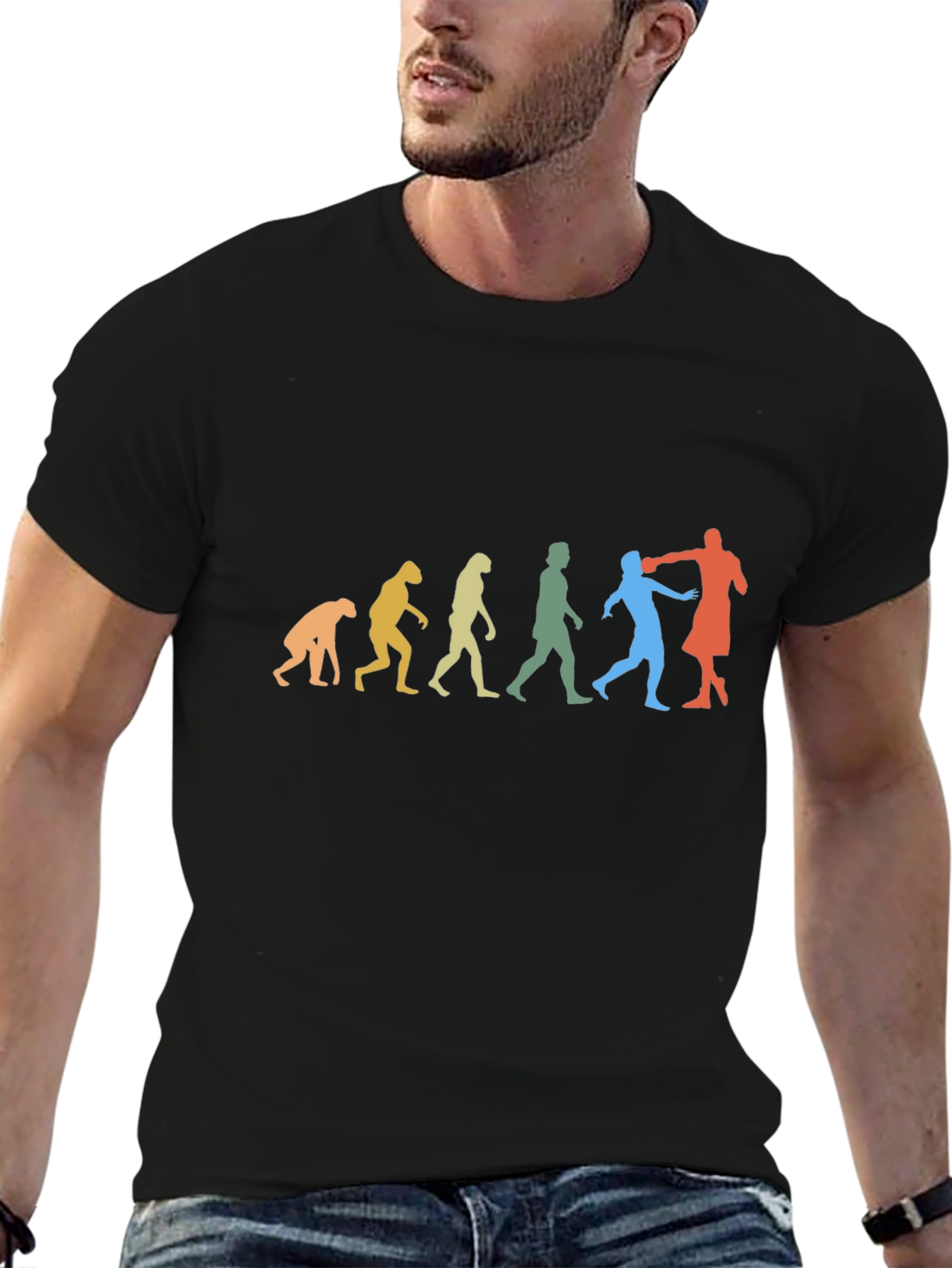 Evolution of Man Funny T-Shirt