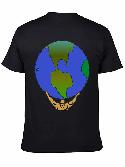 Atlas Earth Graphic T-Shirt - Black