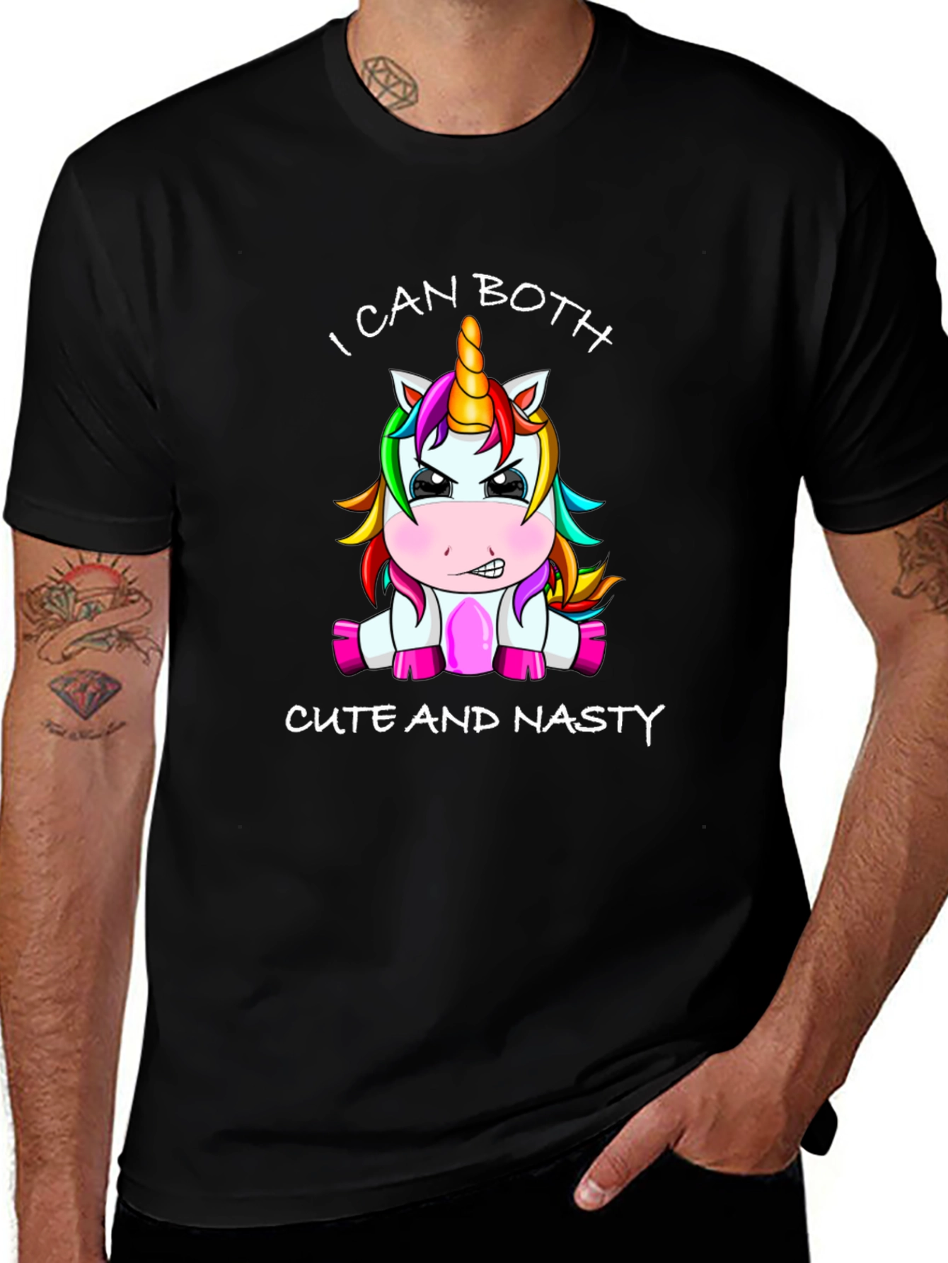 Cute and Nasty Unicorn T-Shirt
