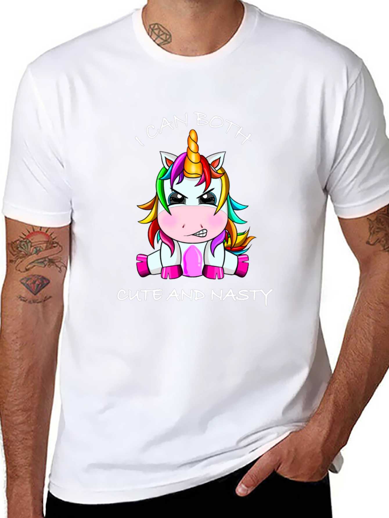 Cute and Nasty Unicorn T-Shirt