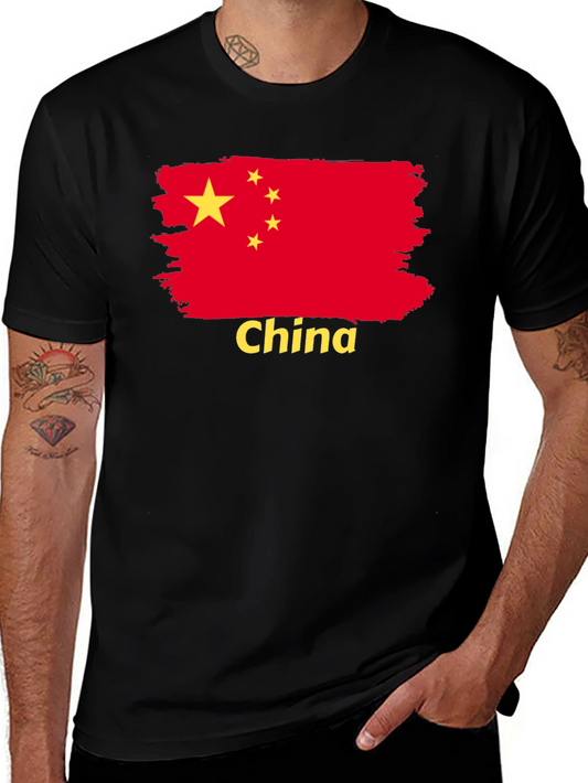 China Flag T-Shirt - Patriotic Graphic Tee