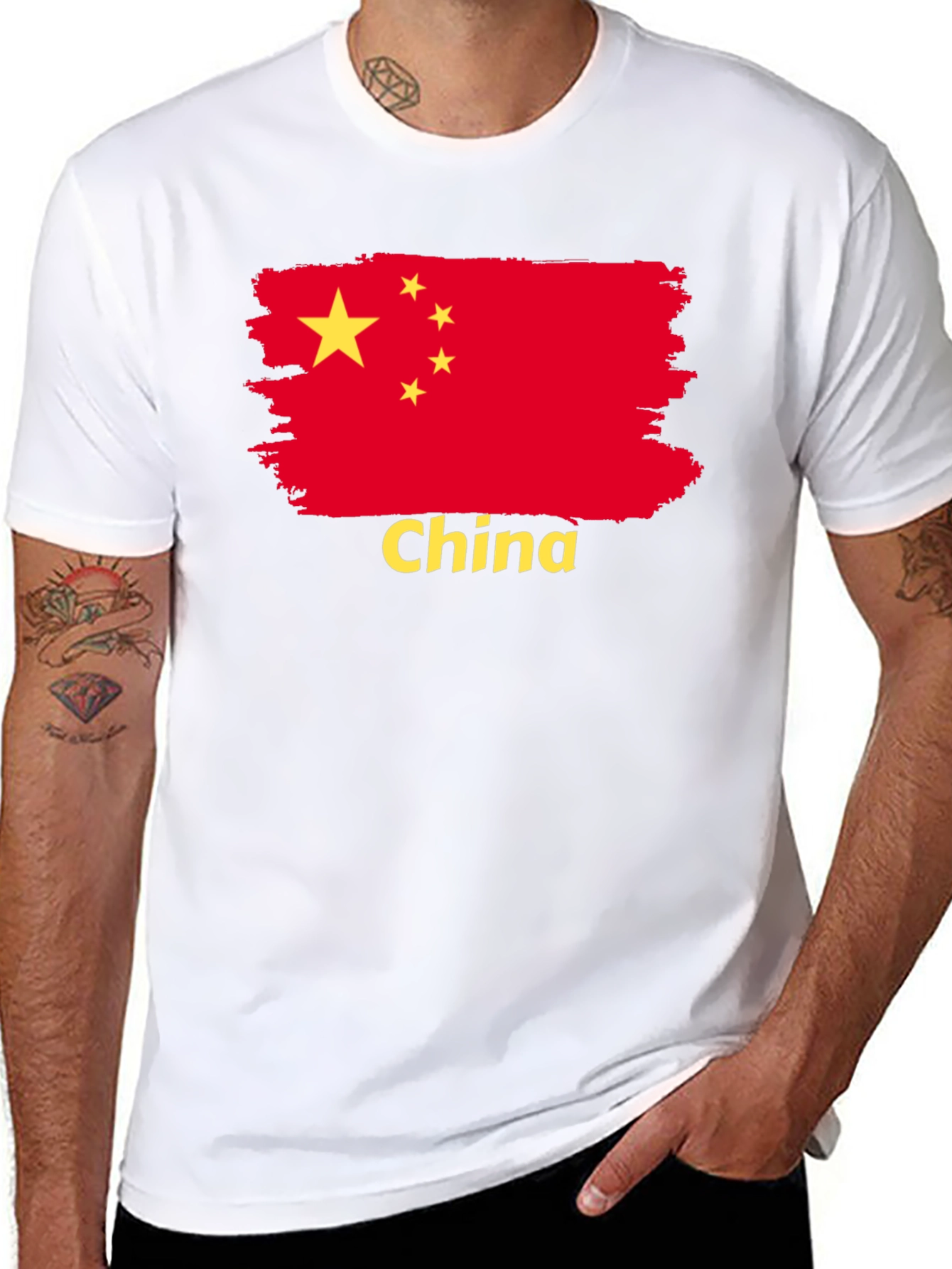 China Flag T-Shirt - Patriotic Graphic Tee