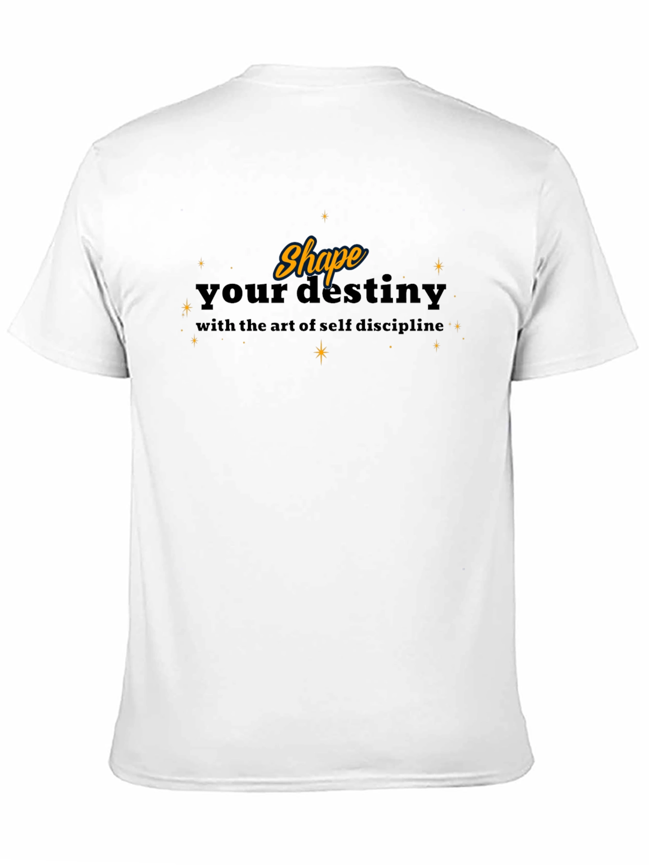 Shape Your Destiny Black Graphic Tee
