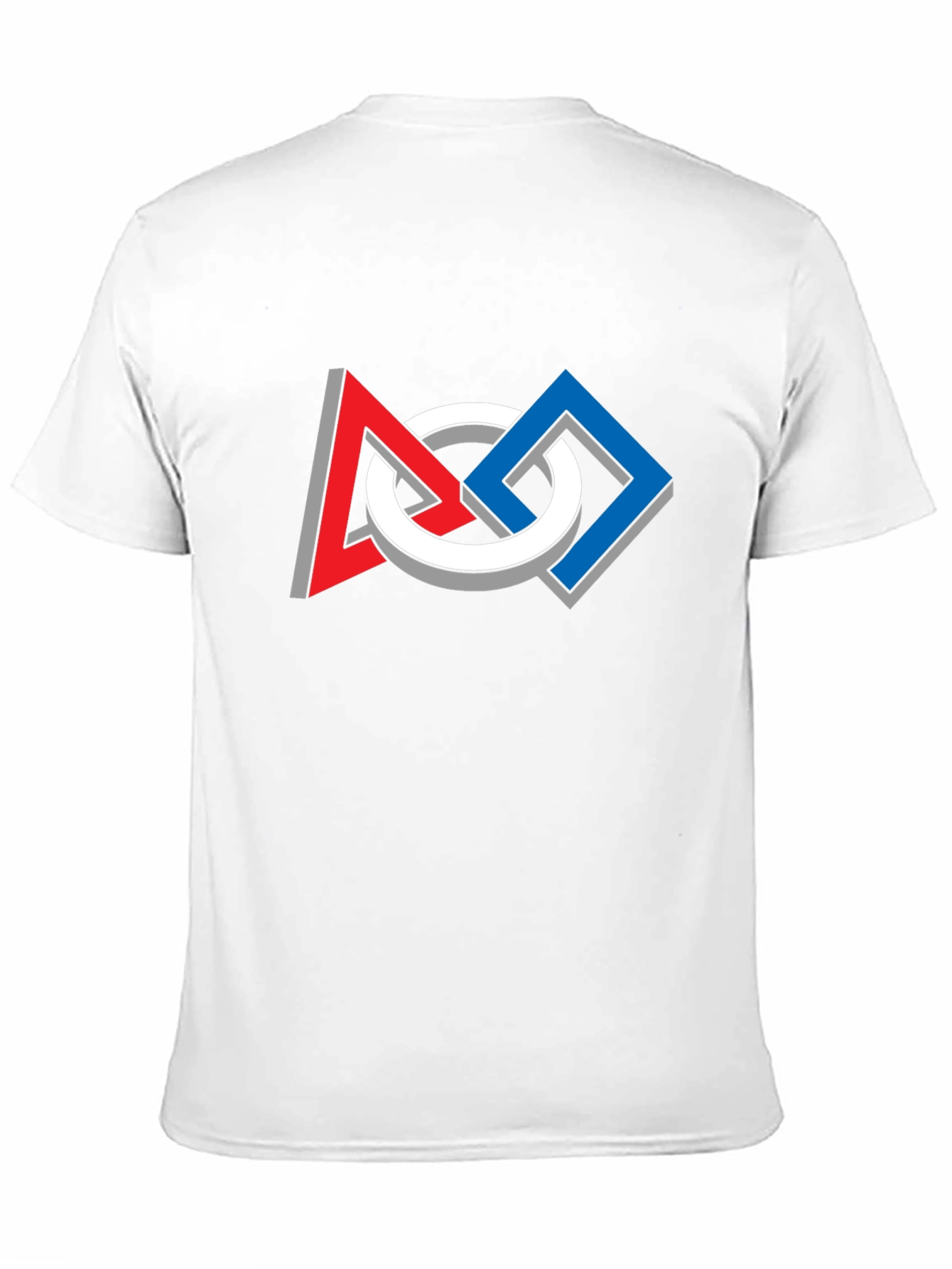 Geometric Optical Illusion Graphic Tee - Modern Art Shirt