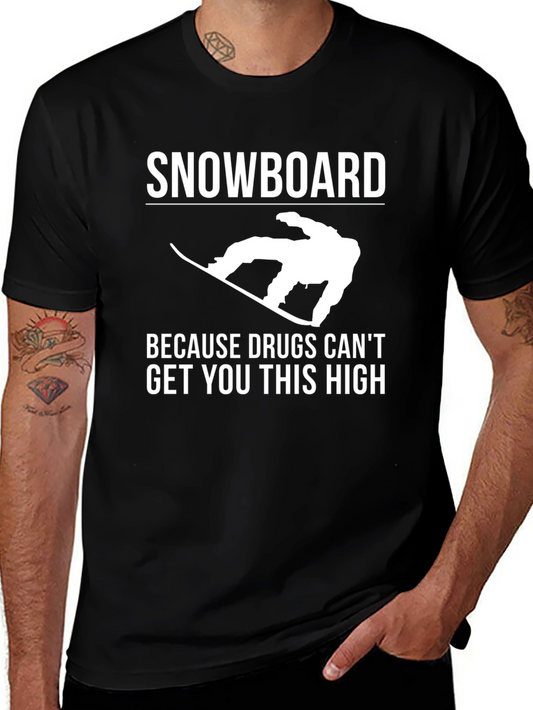 Snowboard Humor Graphic Tee