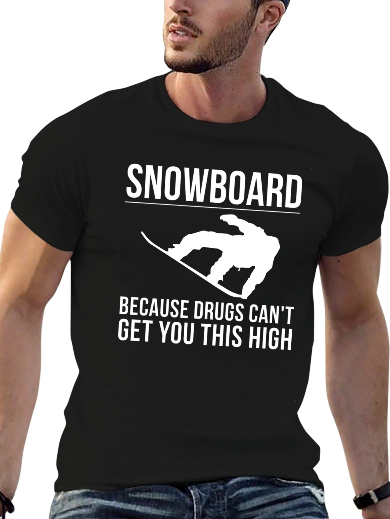 Snowboard Humor Graphic Tee