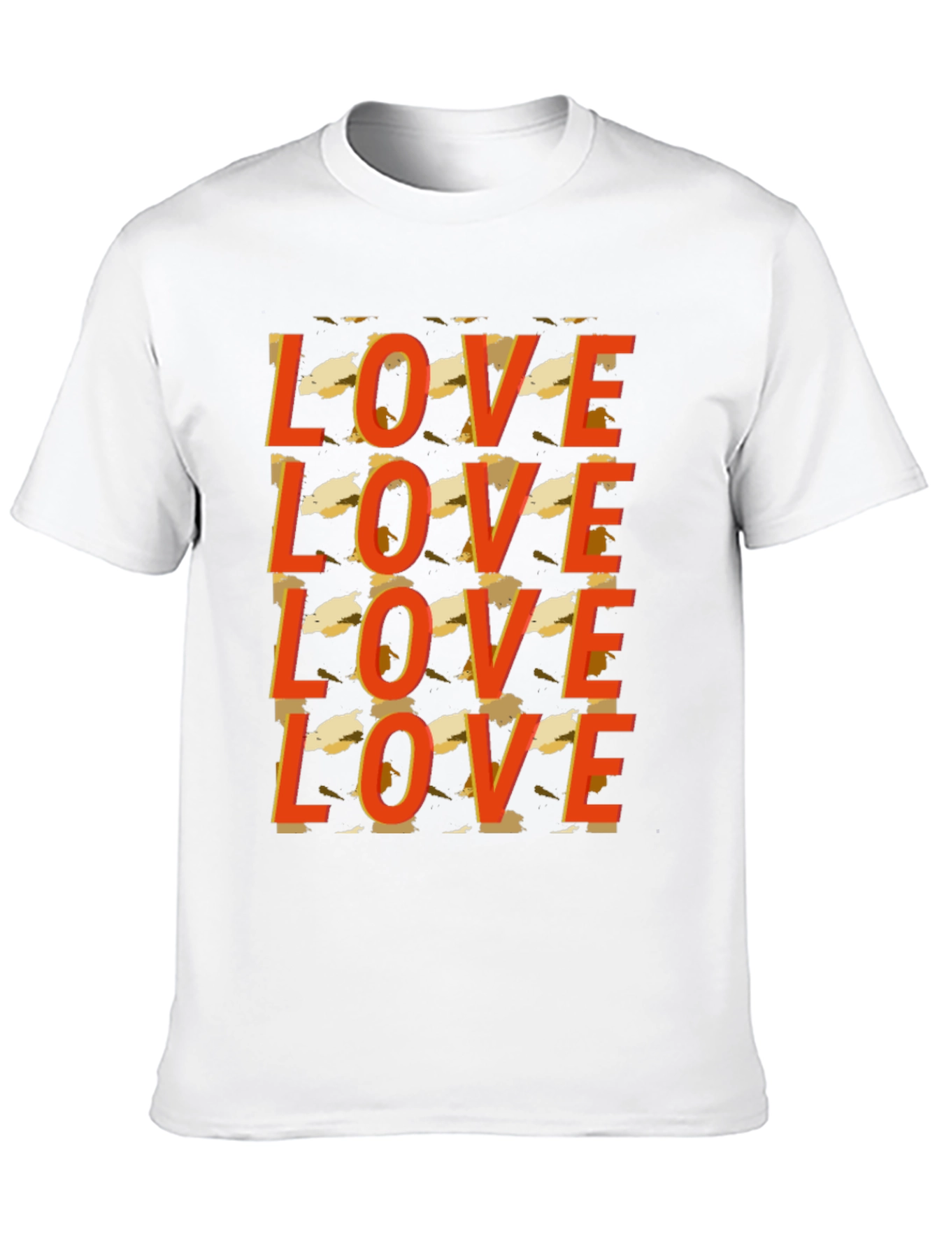 Love Graphic Print Black Tee