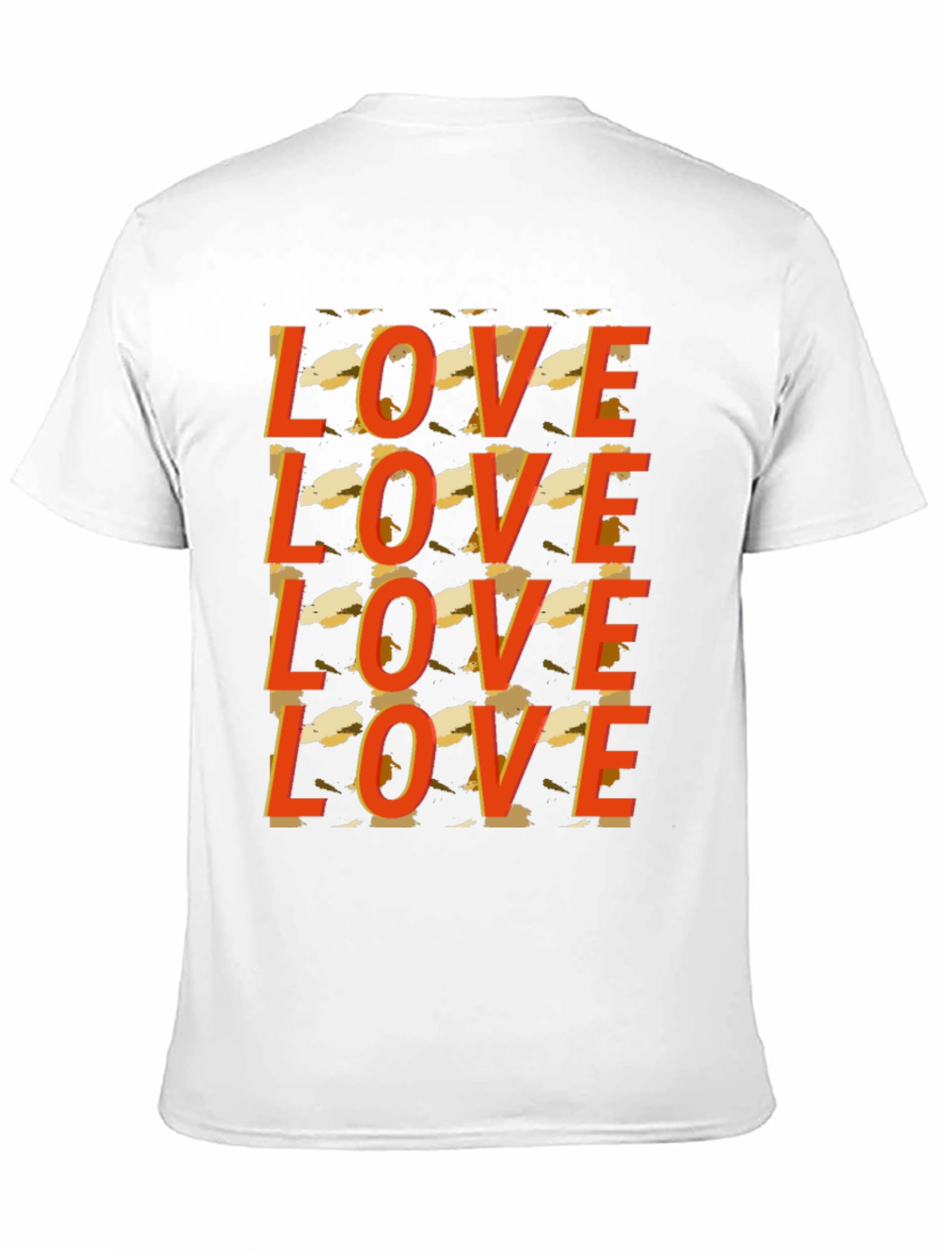 Love Graphic Print Black Tee