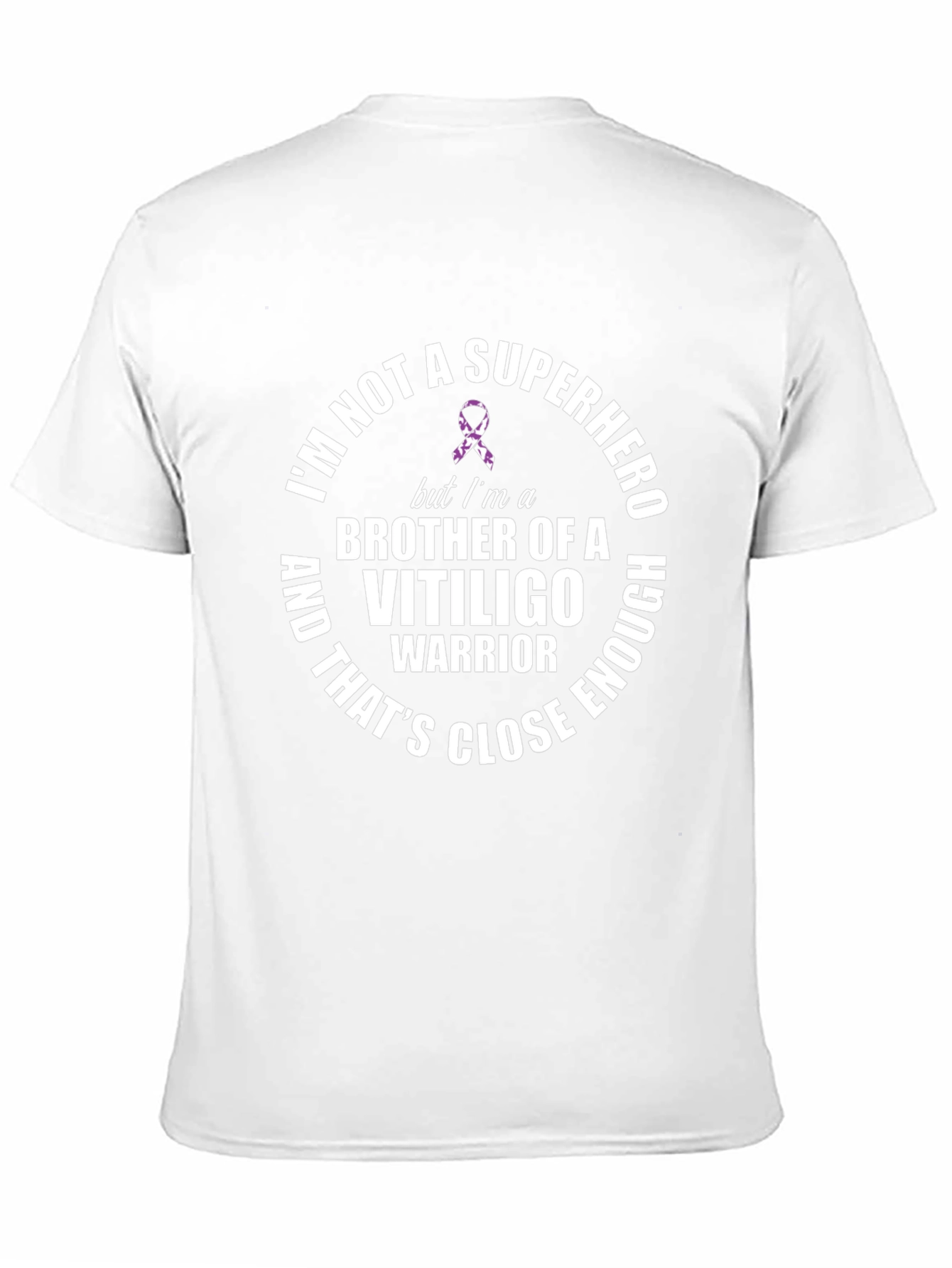 Vitiligo Warrior Brother T-Shirt Support Awareness Tee