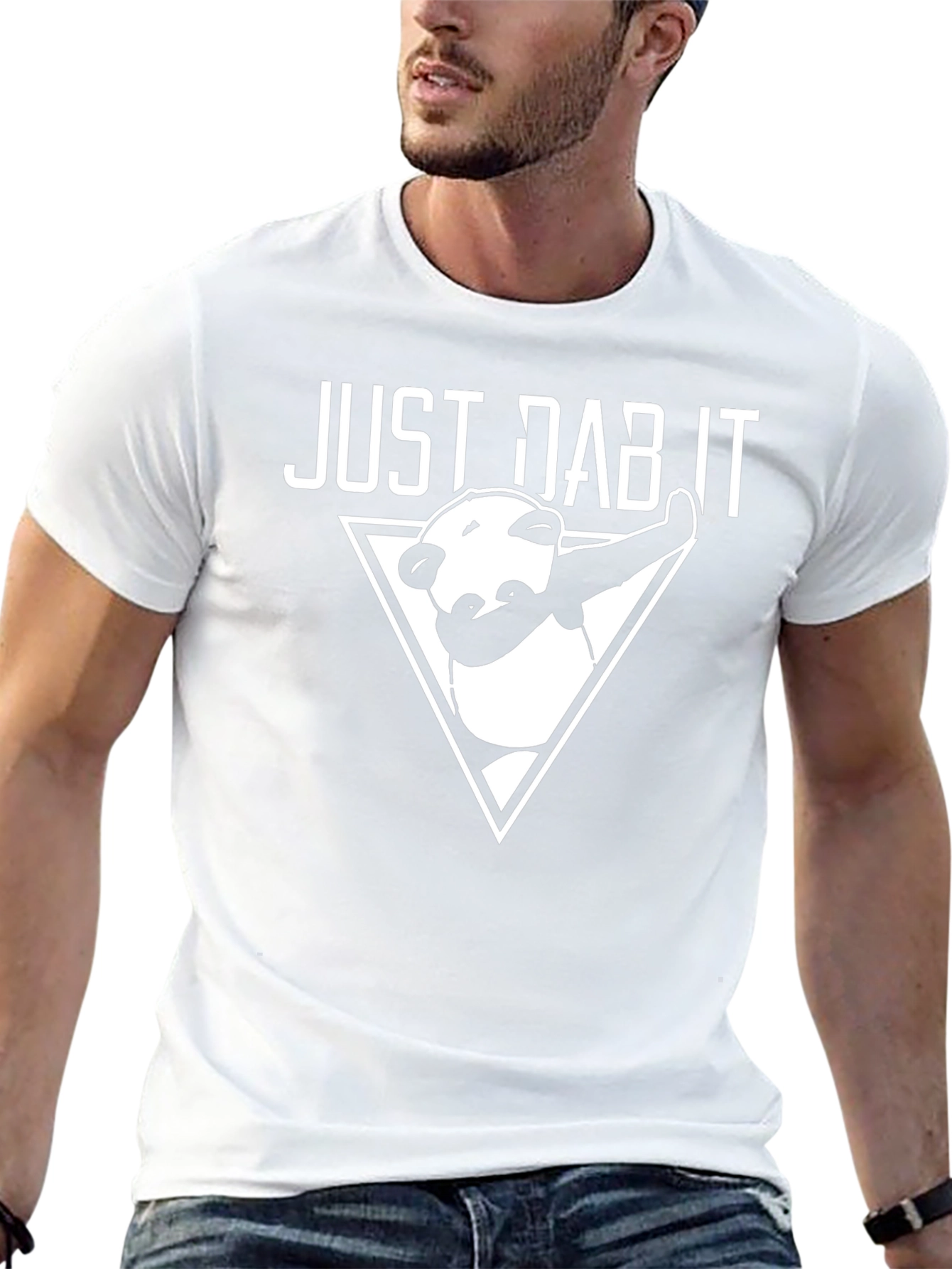 Just Dab It Funny Panda Graphic Tee