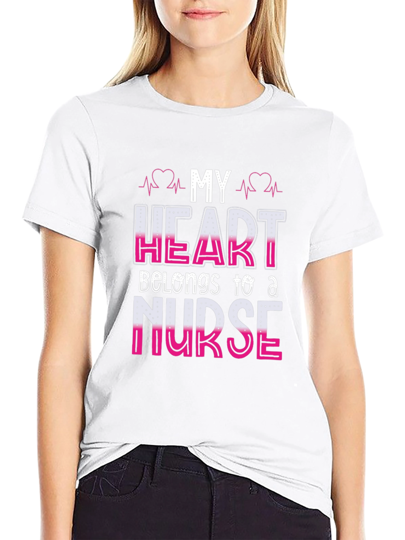 My Heart Belongs to a Nurse T-Shirt