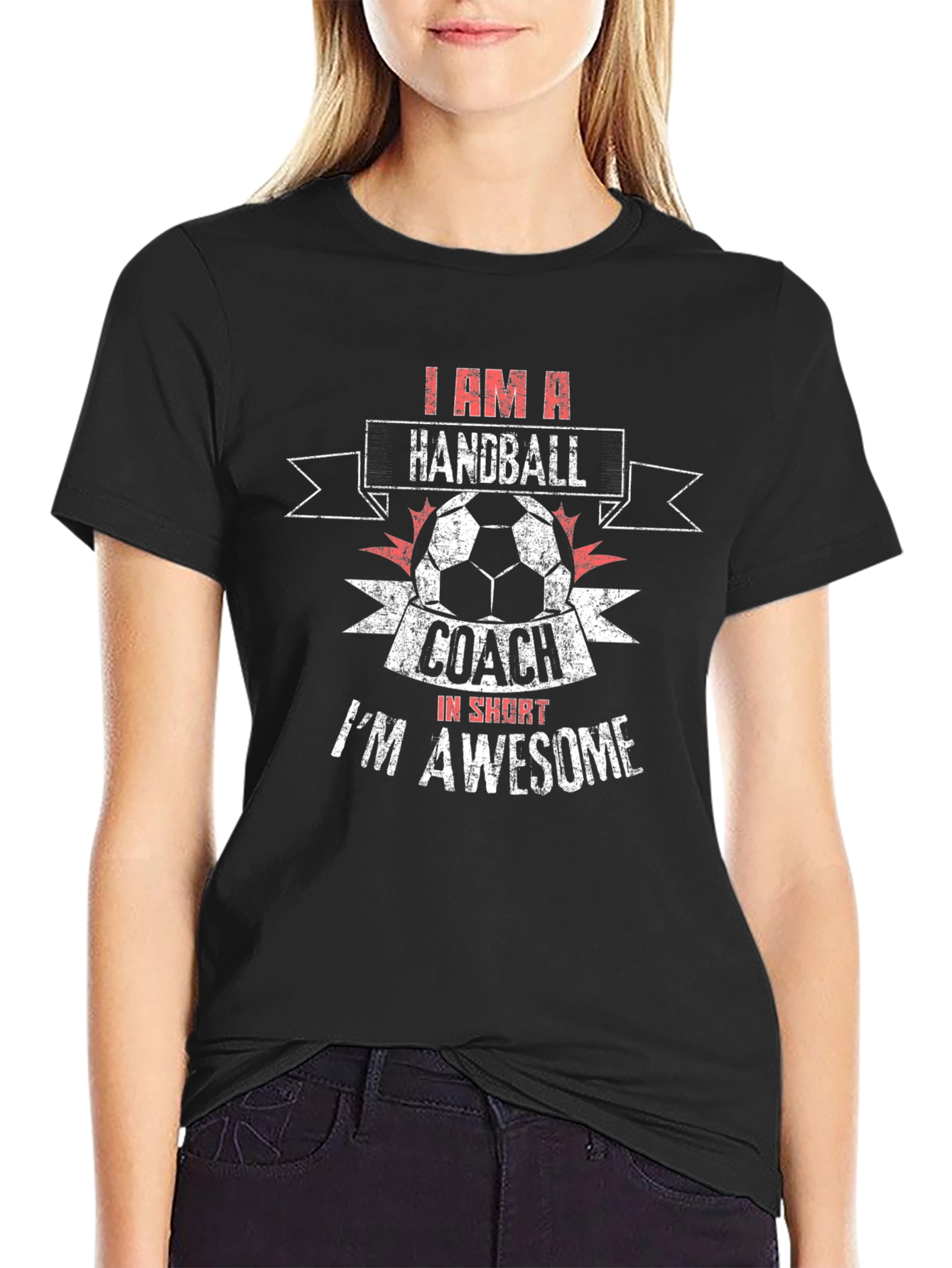 Handball Coach T-Shirt - Im Awesome