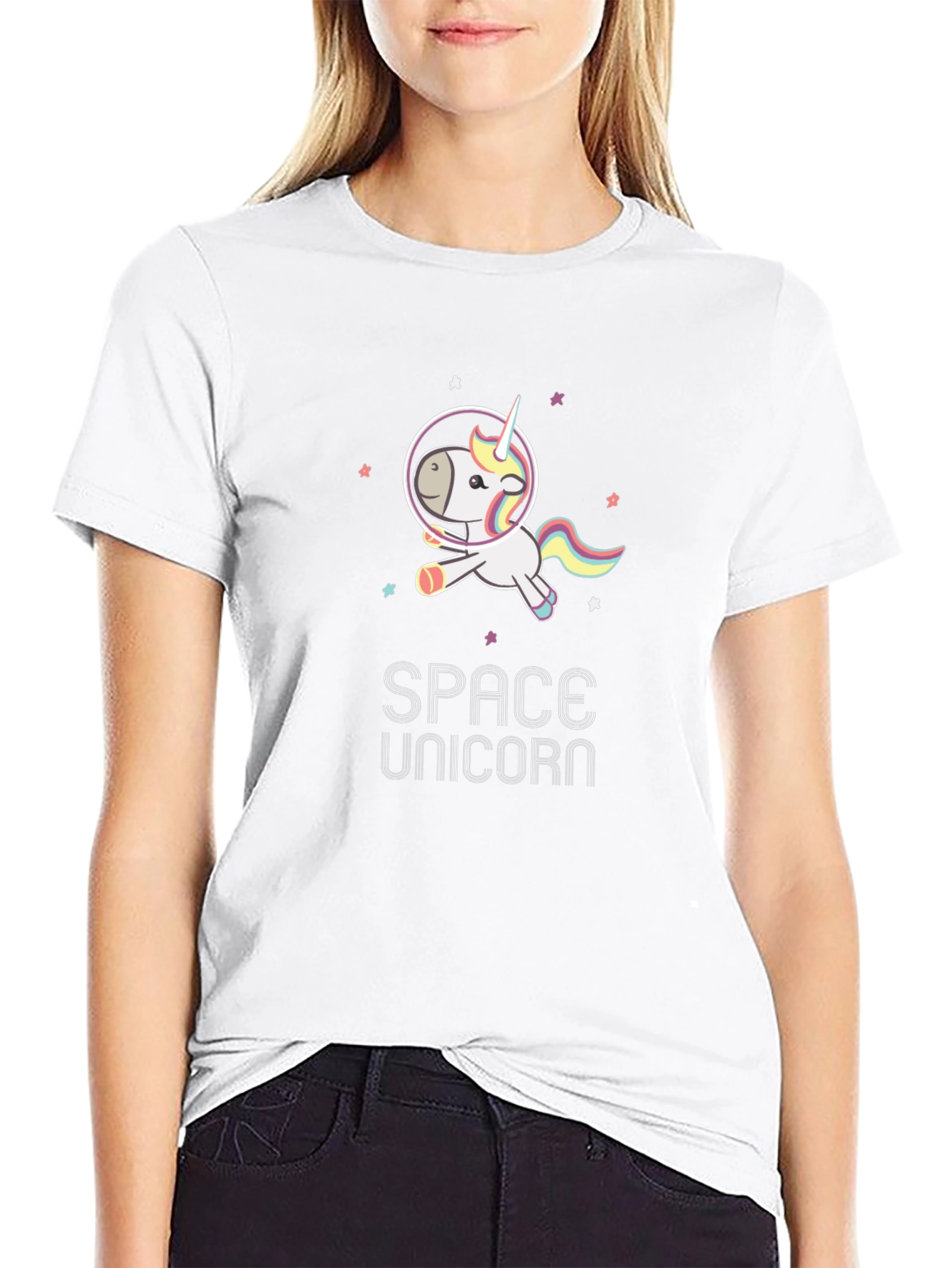Space Unicorn Graphic Tee