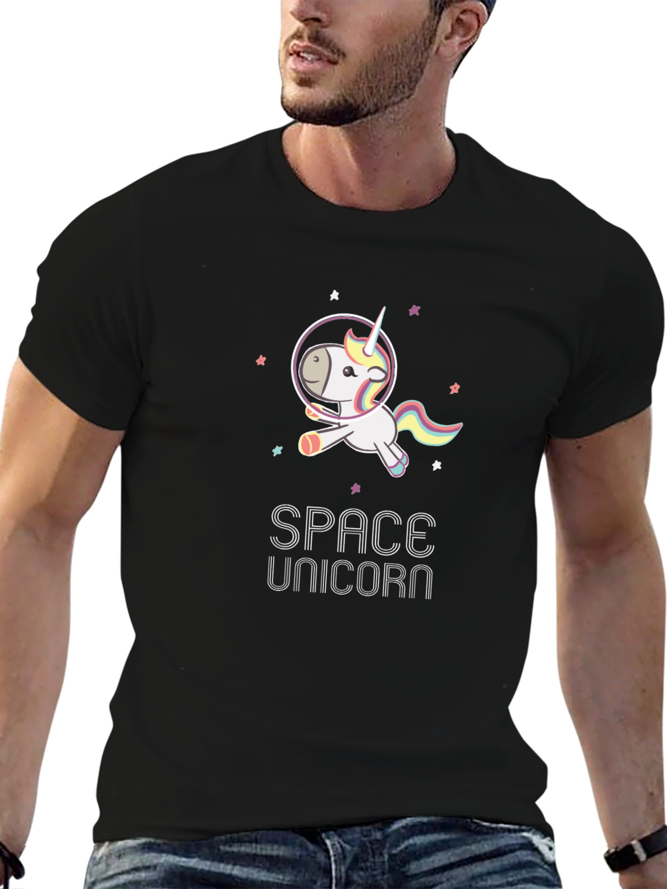 Space Unicorn Graphic Tee