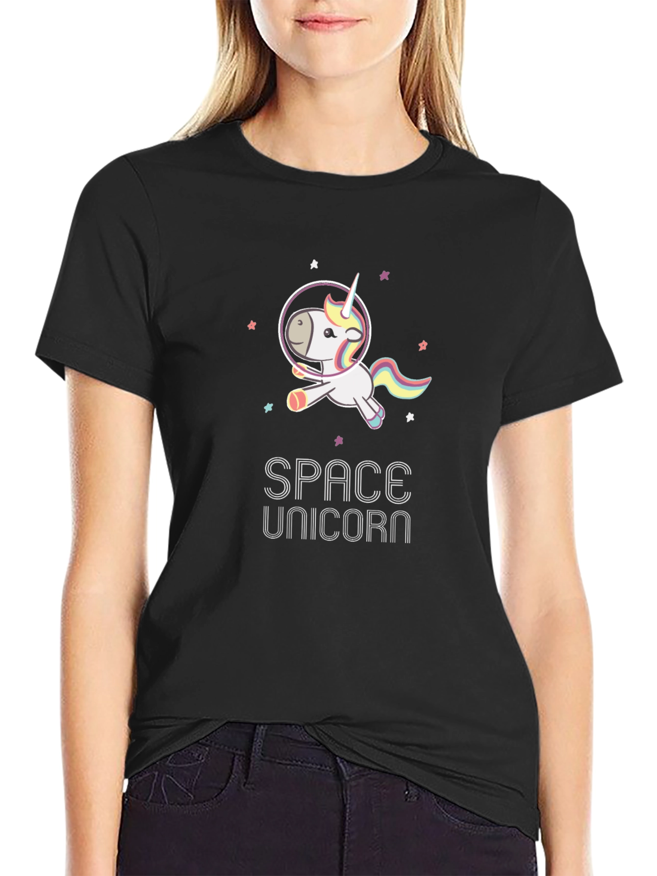 Space Unicorn Graphic Tee