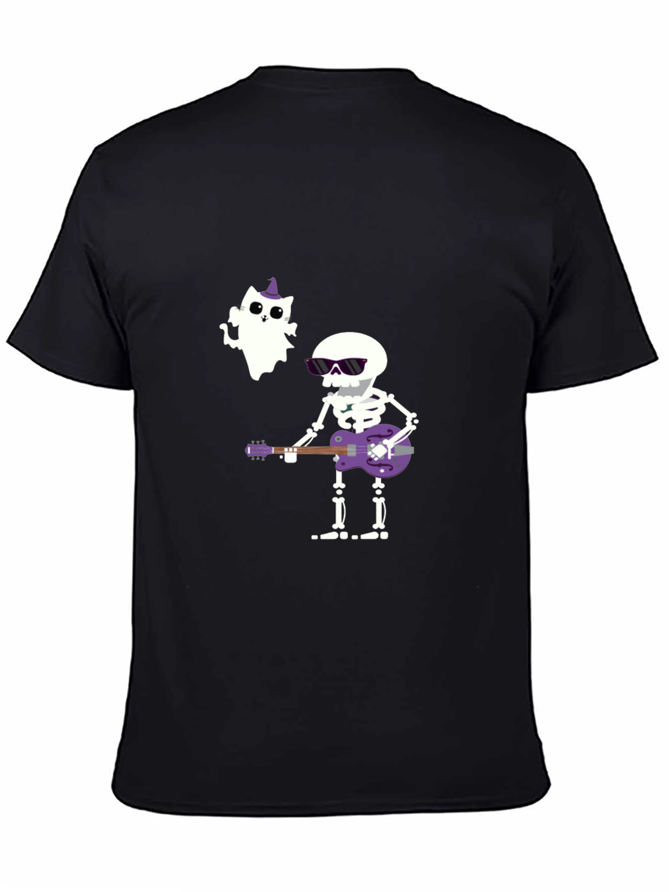 Halloween Skeleton Guitar T-Shirt