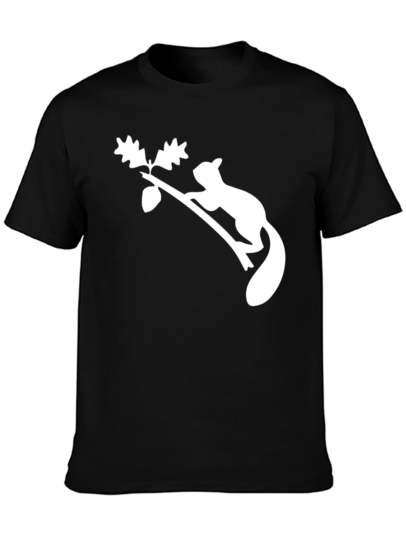 Squirrel on Oak Branch Graphic Tee