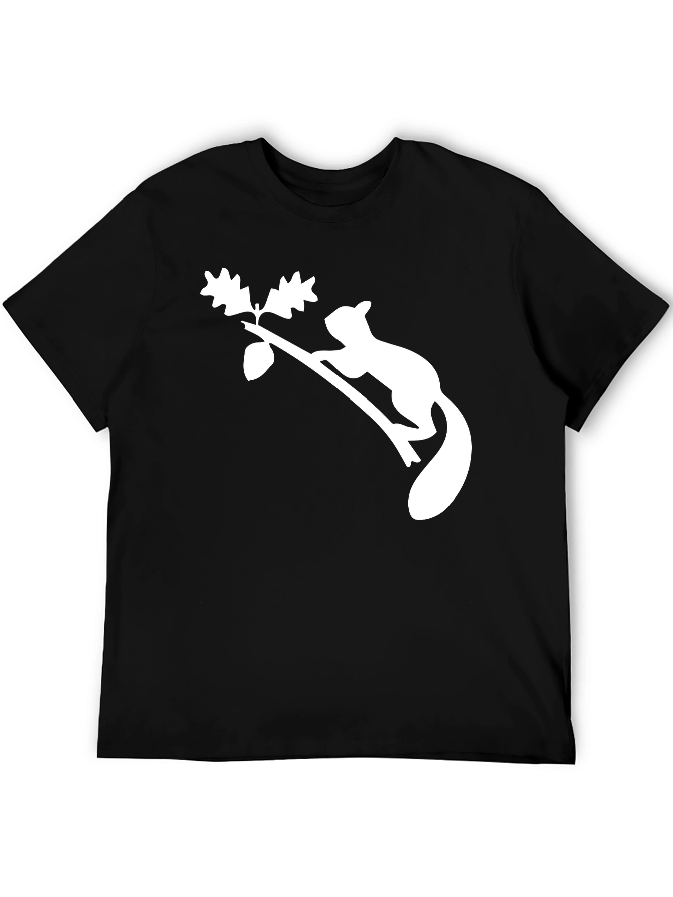 Squirrel on Oak Branch Graphic Tee