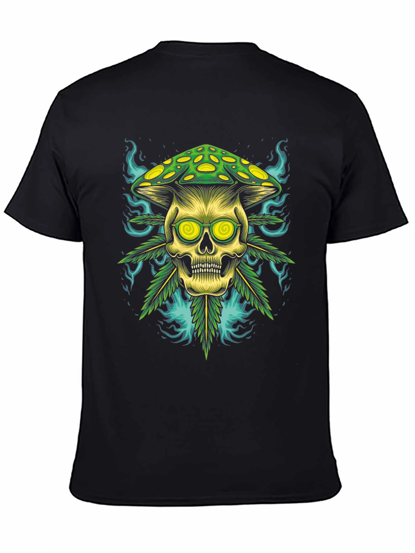 Skull Mushroom Graphic Tee - Unique & Edgy