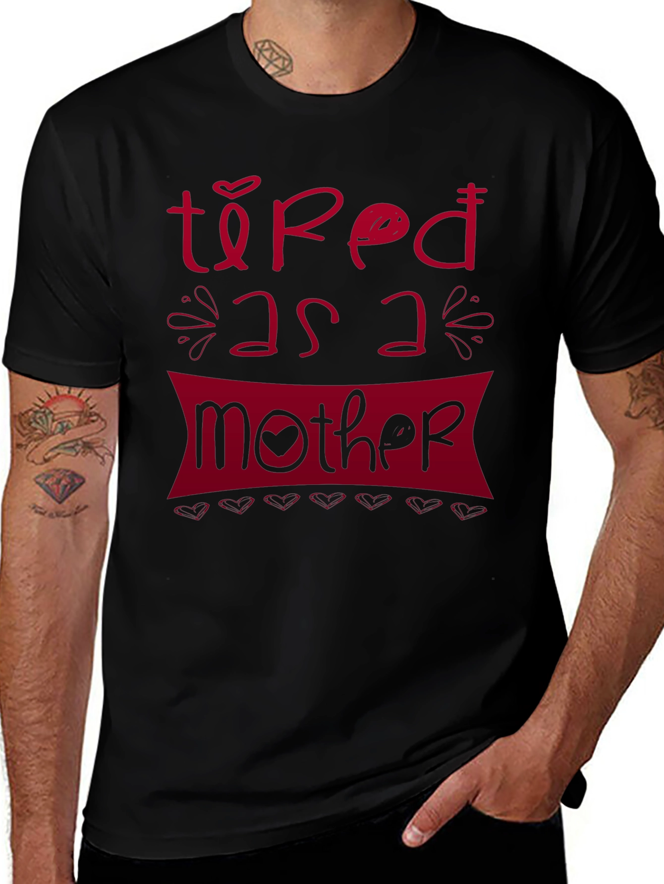 Tired As A Mother Graphic T-Shirt - Unisex